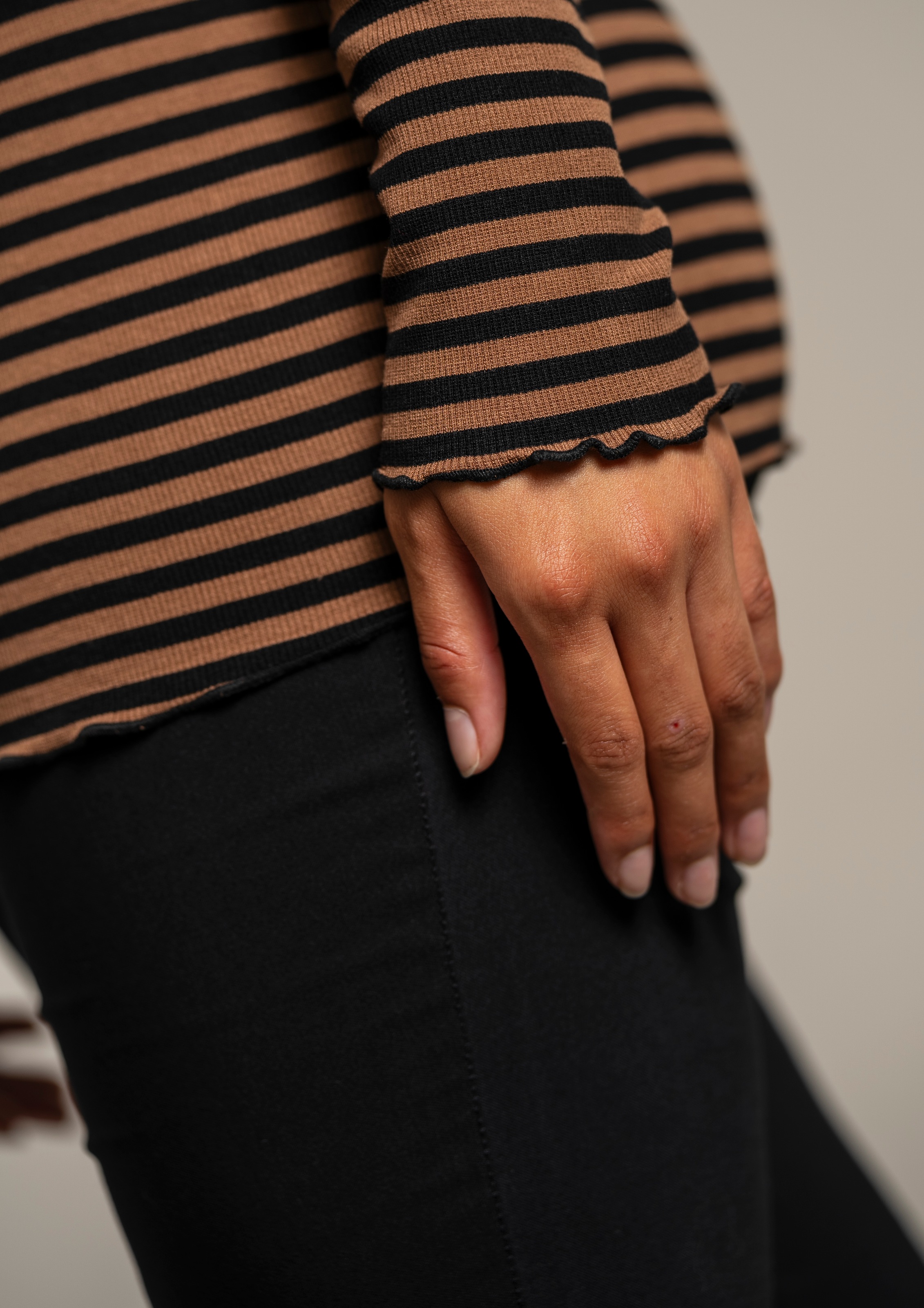 SANDGAARD Langarmshirt »SG147«, mit Streifenmuster
