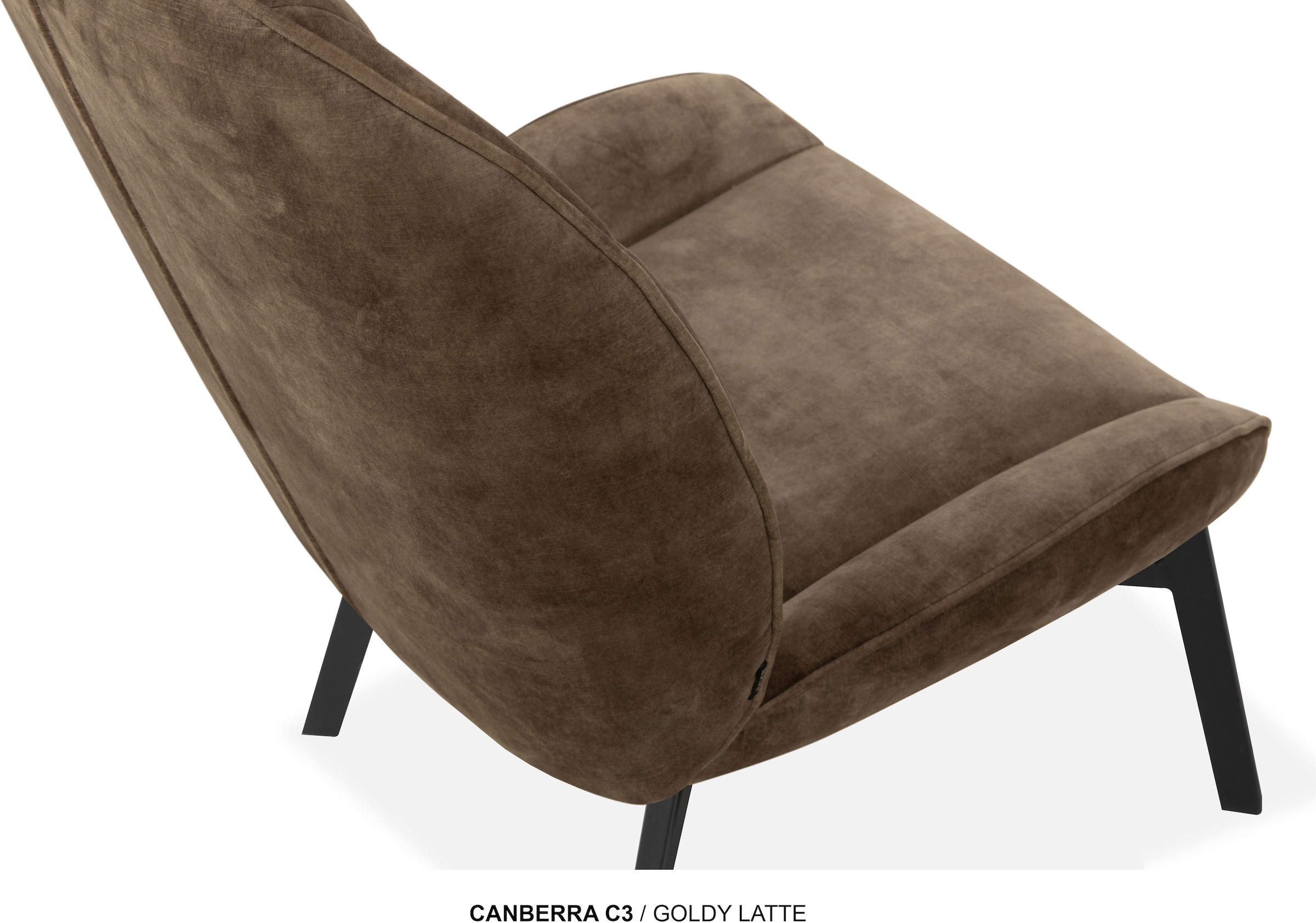 OMG Design Esszimmerstuhl »Canberra« (Set) 1 Stk.Esszimmerstuhl, pflegeleichter Samtvelour Bezug