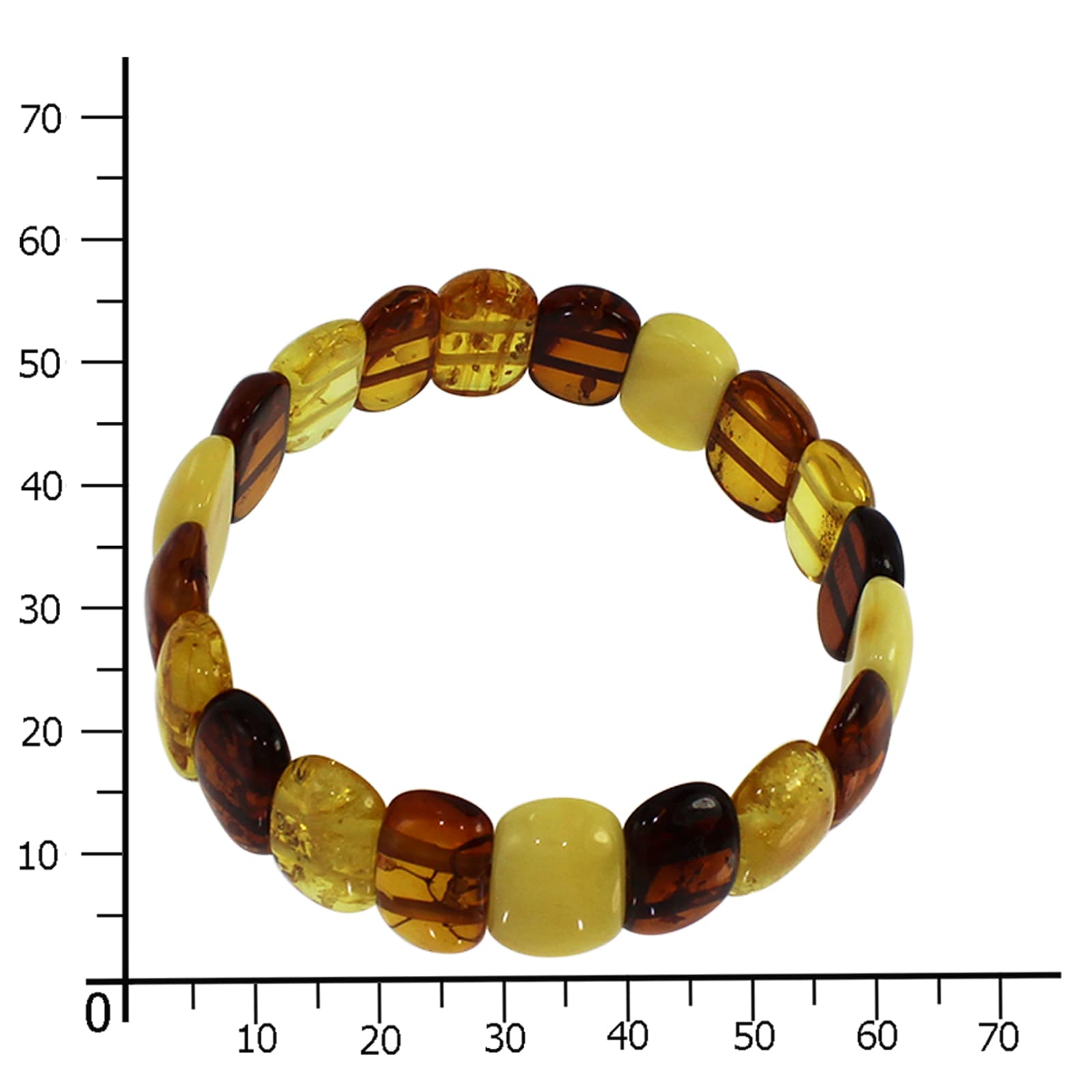OSTSEE-SCHMUCK Armband »- Lissu - Bernstein -,«