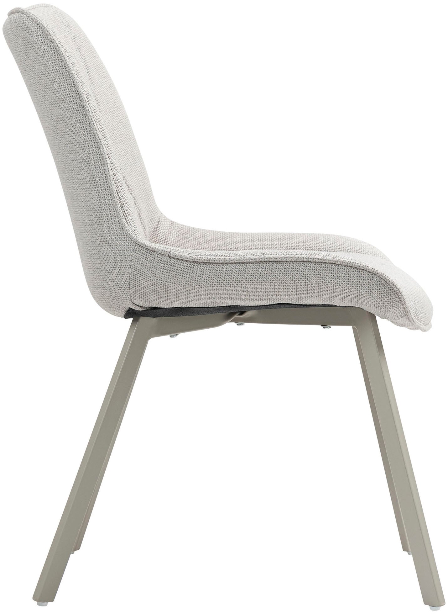 Duo Collection Essgruppe »Pina und Mila« Set, 5 Stk. tlg. Ø 120 cm, massives Metallgestell, Trendfarbe Kaschmir