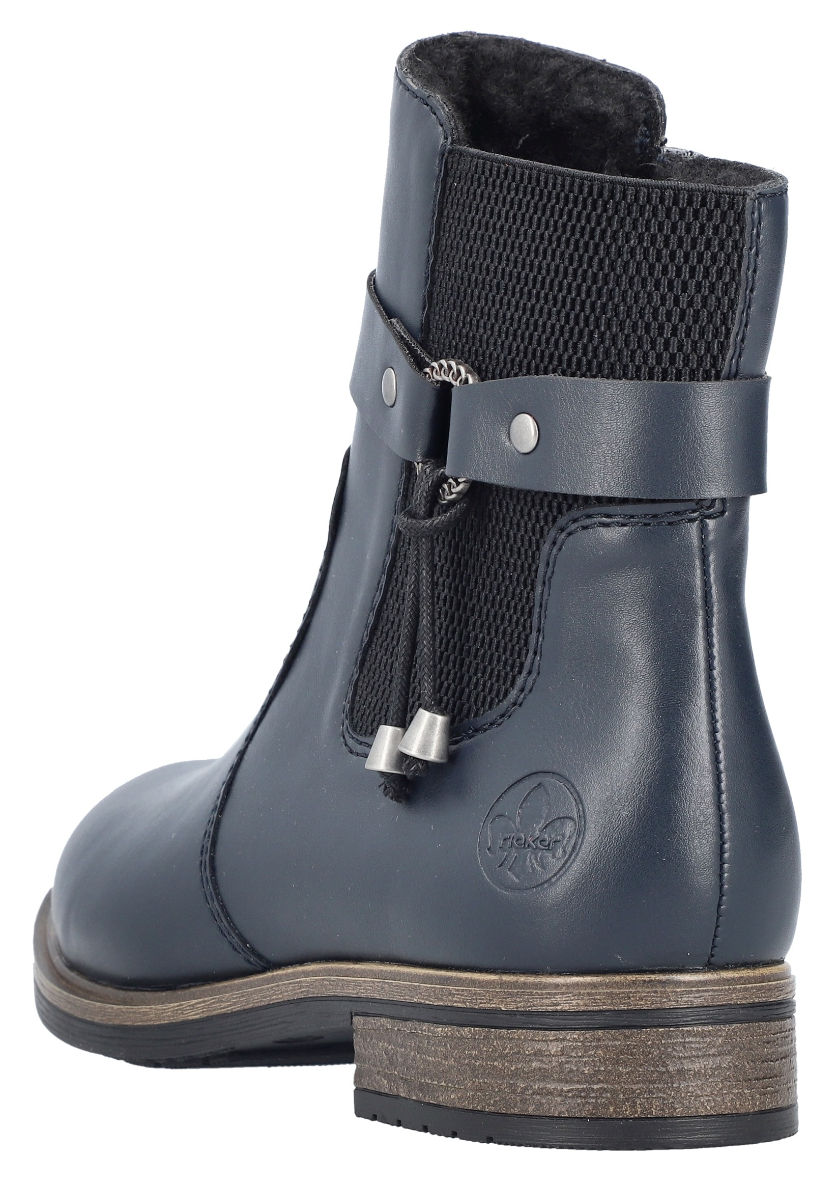 Rieker Winterstiefelette  Chelseaboots, Winterboots, Blockabsatz, mit Innenreißverschluss