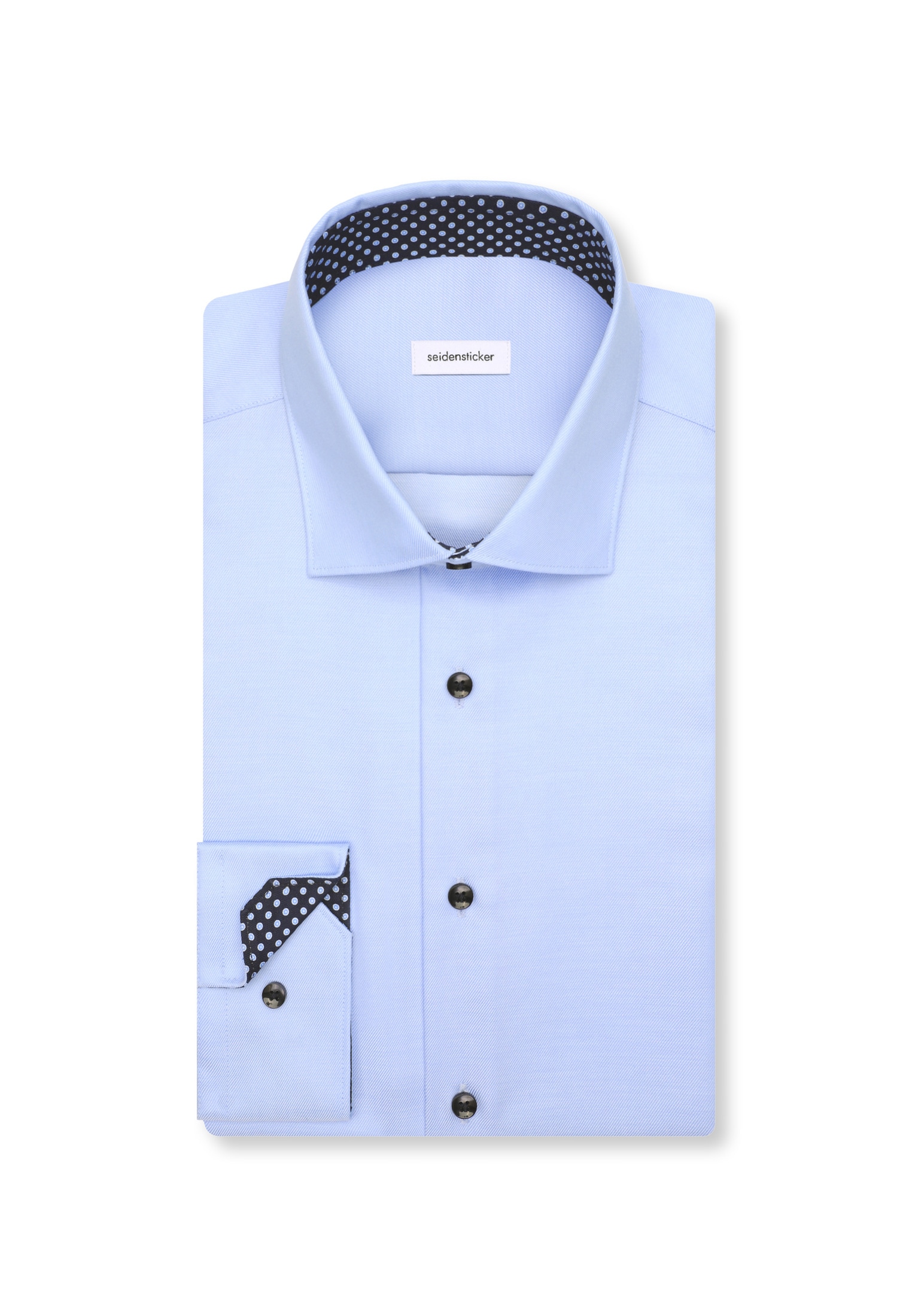 seidensticker Businesshemd »Schwarze Rose« Slim 1/1 Kentkragen Uni