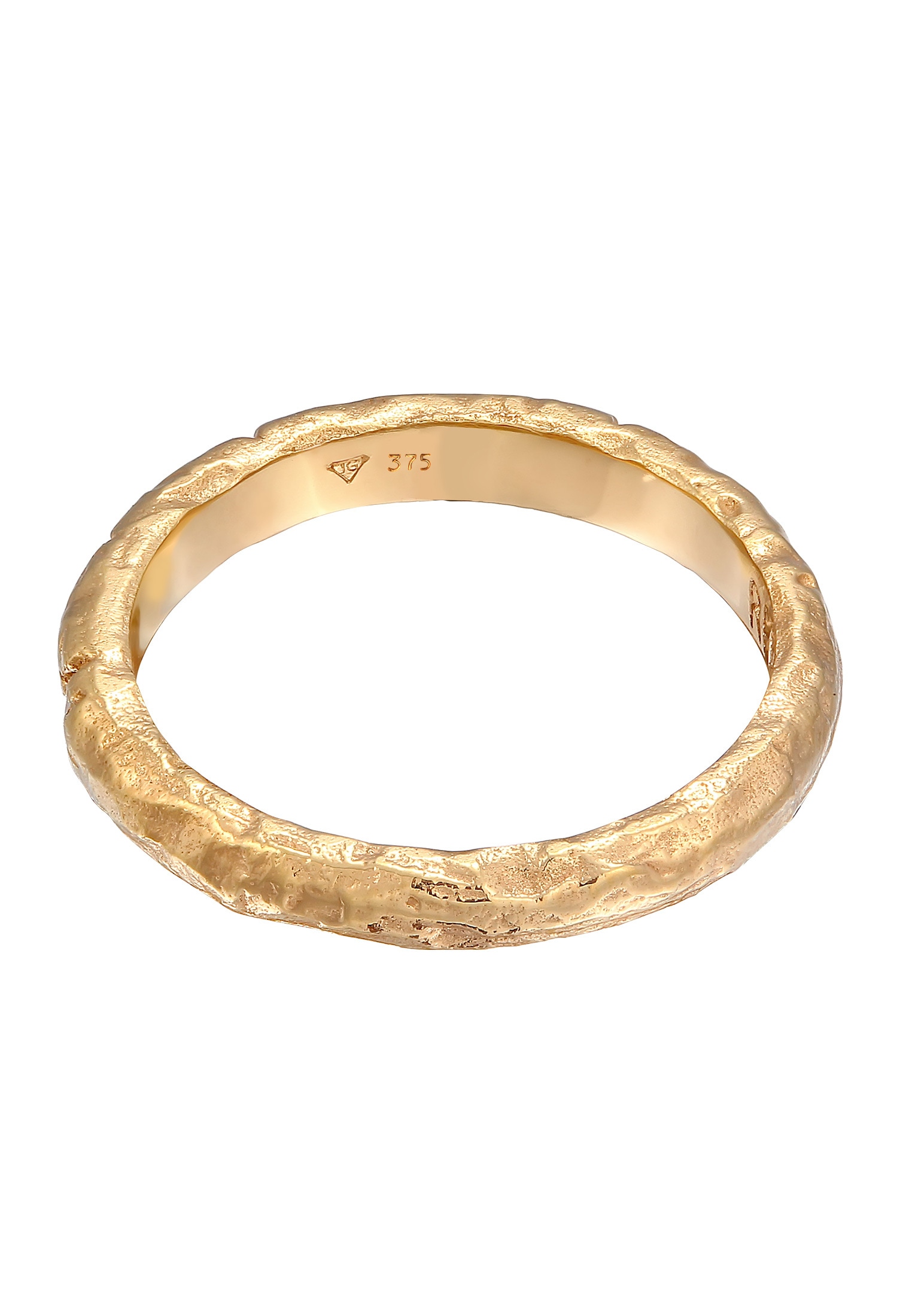 HAZE & GLORY Silberring »Ring Smaragd - Reach for the Stars 375 Gelbgold«