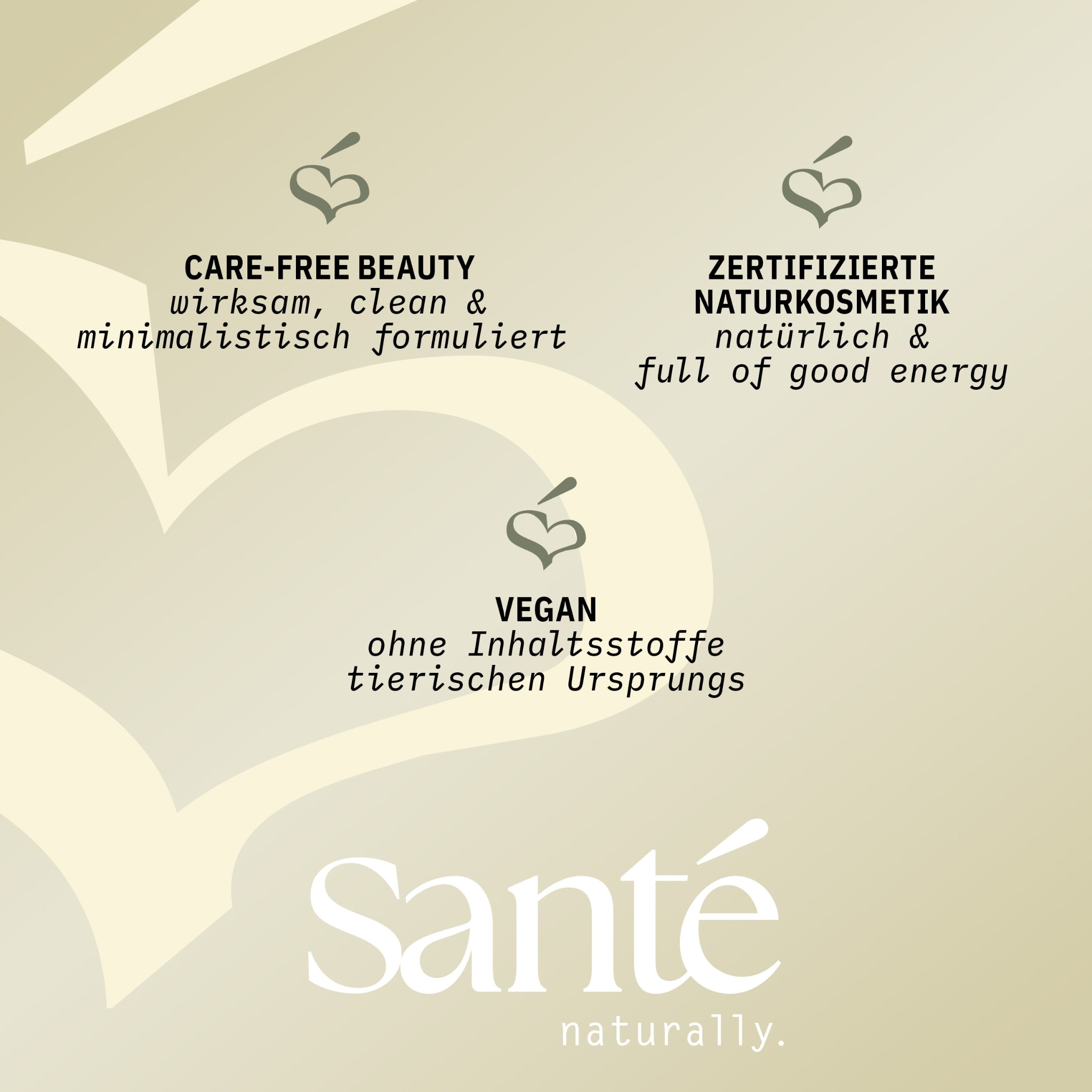 SANTE Lidschatten »Eyeshadow Aura Shade« Lidschatten, mit Duochrom Finish, langanhaltend