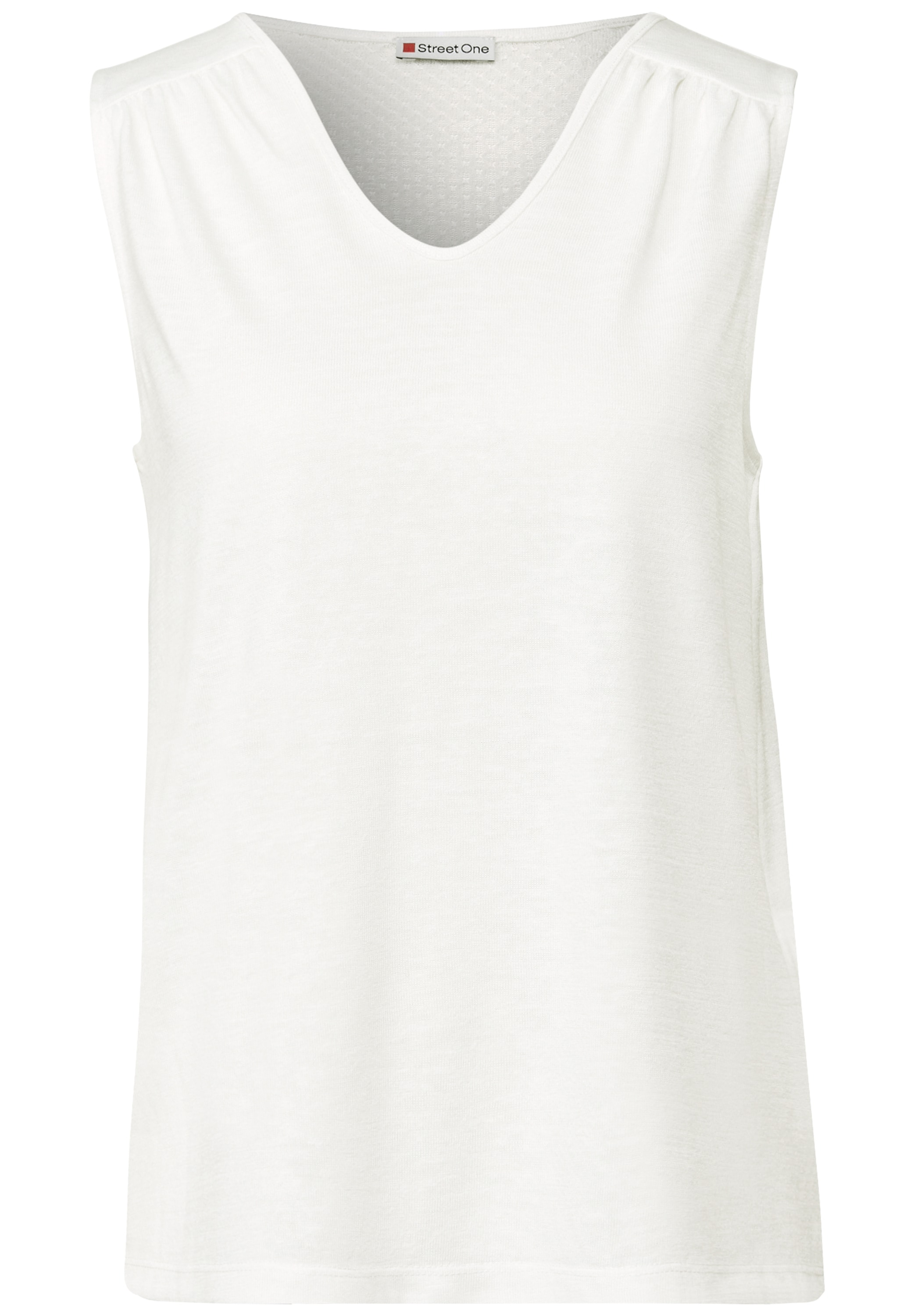 STREET ONE Shirttop, mit Spitze