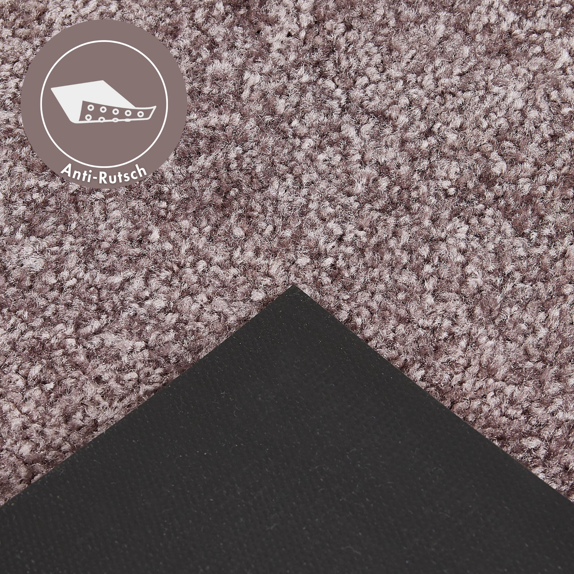 Andiamo Fußmatte »Super Wash & Clean, Made in Belgium« rechteckig 7 mm Höhe Schmutzfangmatte, Uni Farben, rutschhemmend, waschbar