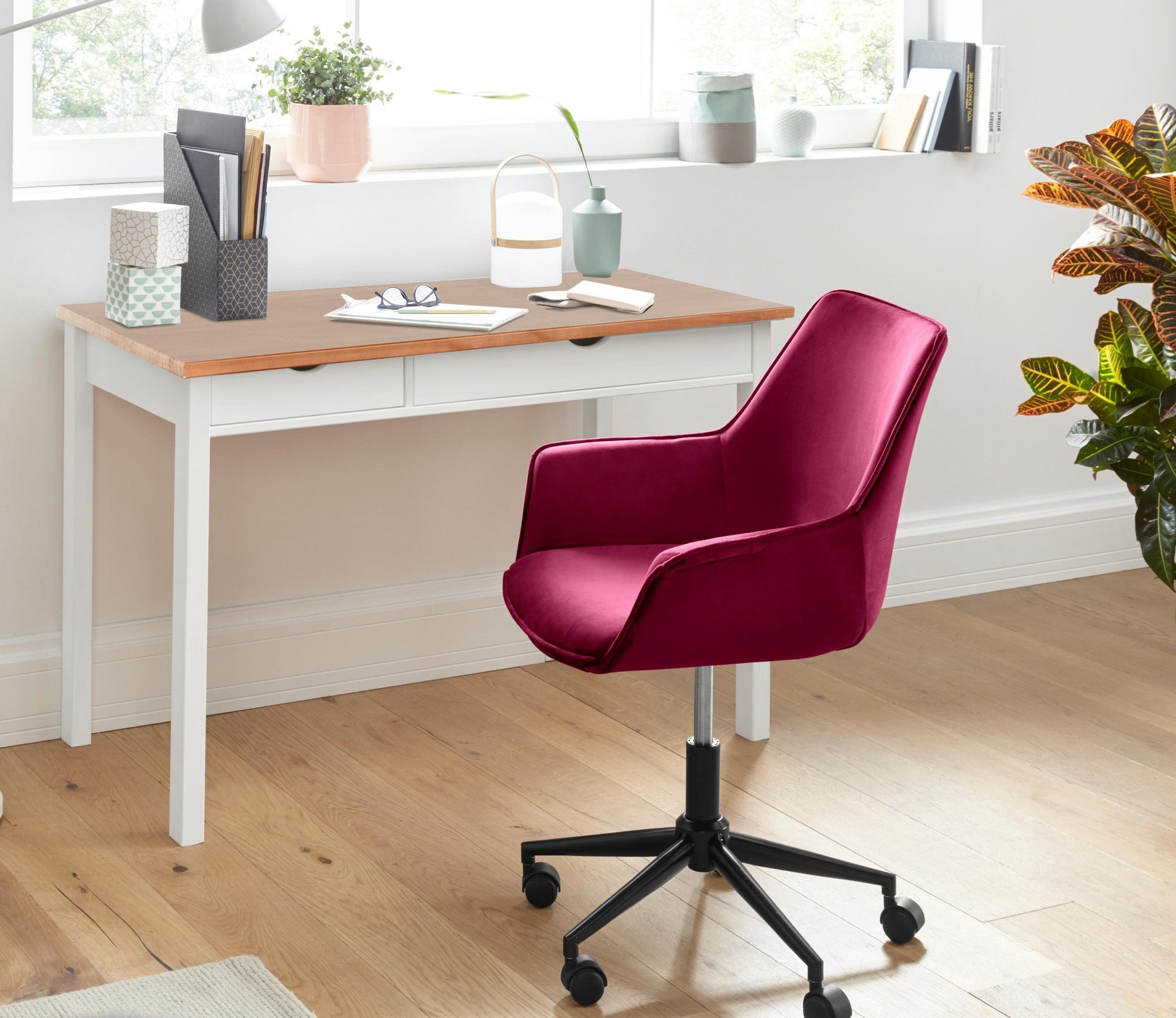INOSIGN Kommode »Gava« massives Kiefernholz, mit vielen Stauraummöglichkeiten, Breite 34 cm