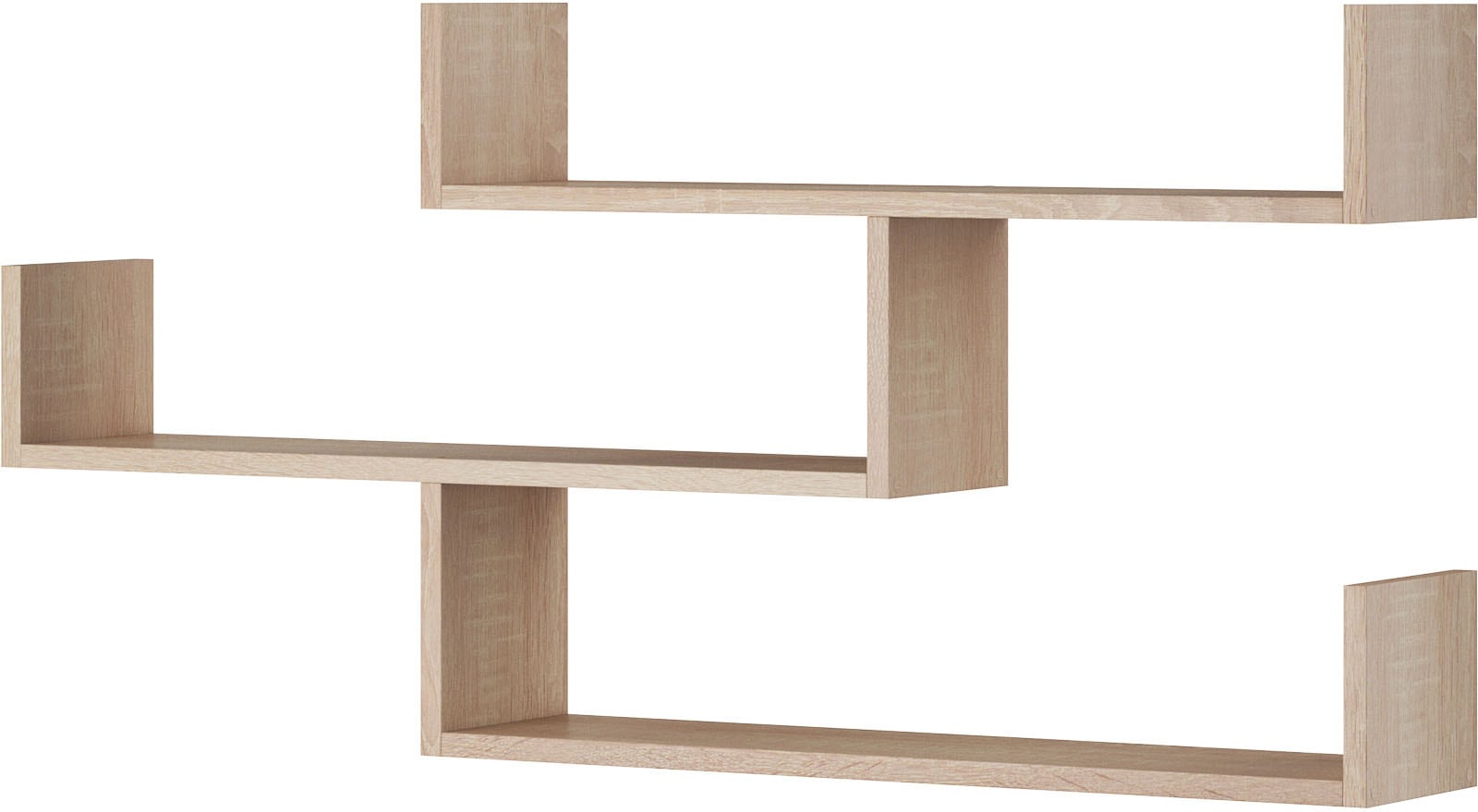 INOSIGN Wandboard »Wandregal Trio 003«, (1 St.), Hängeregal mit 5 Fächern, modernes Design, variabel einsetzbar