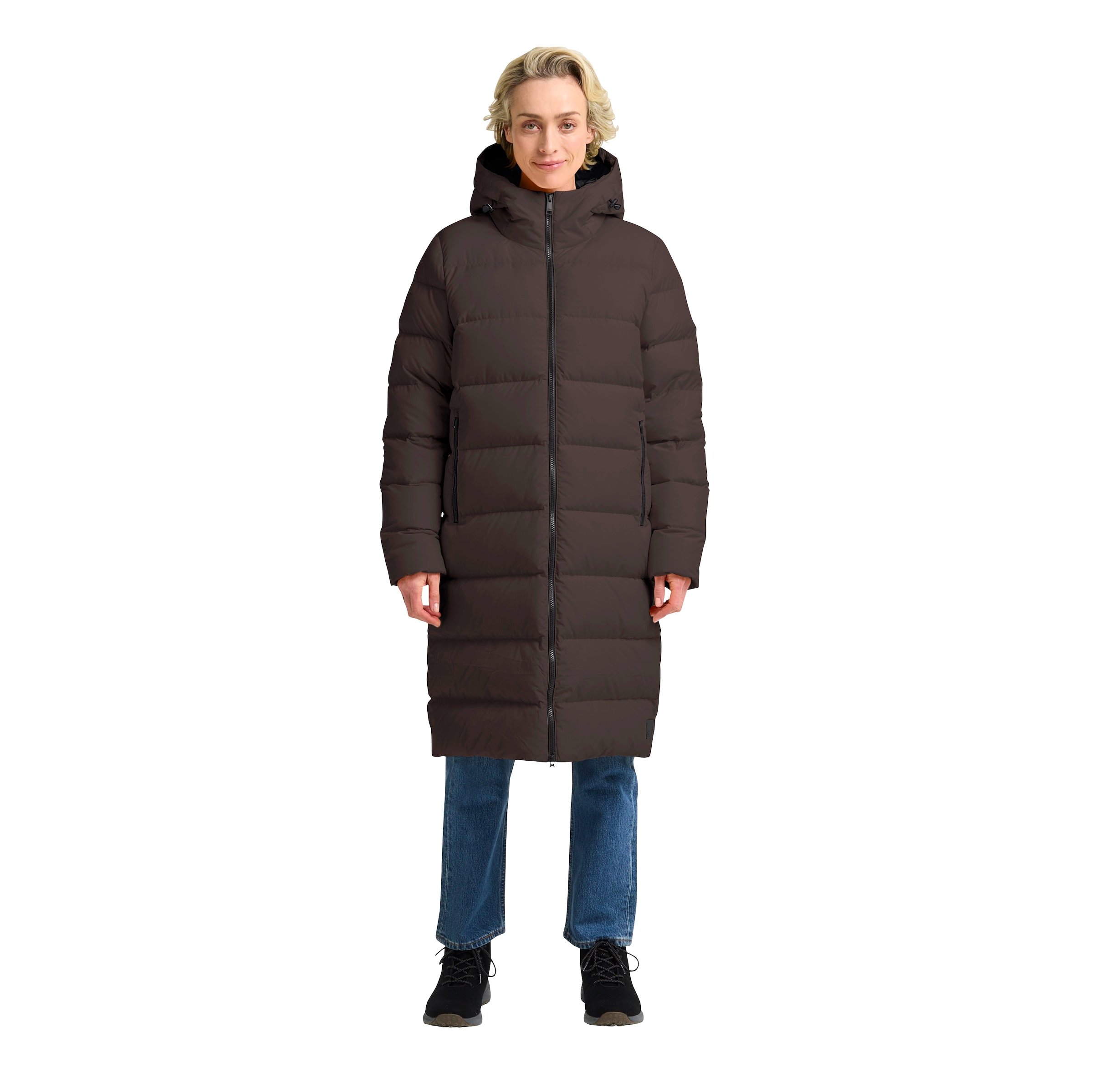 Jack Wolfskin Daunenmantel »FROZEN PALACE COAT W«, Wärmend, winddicht, Daunenjacke