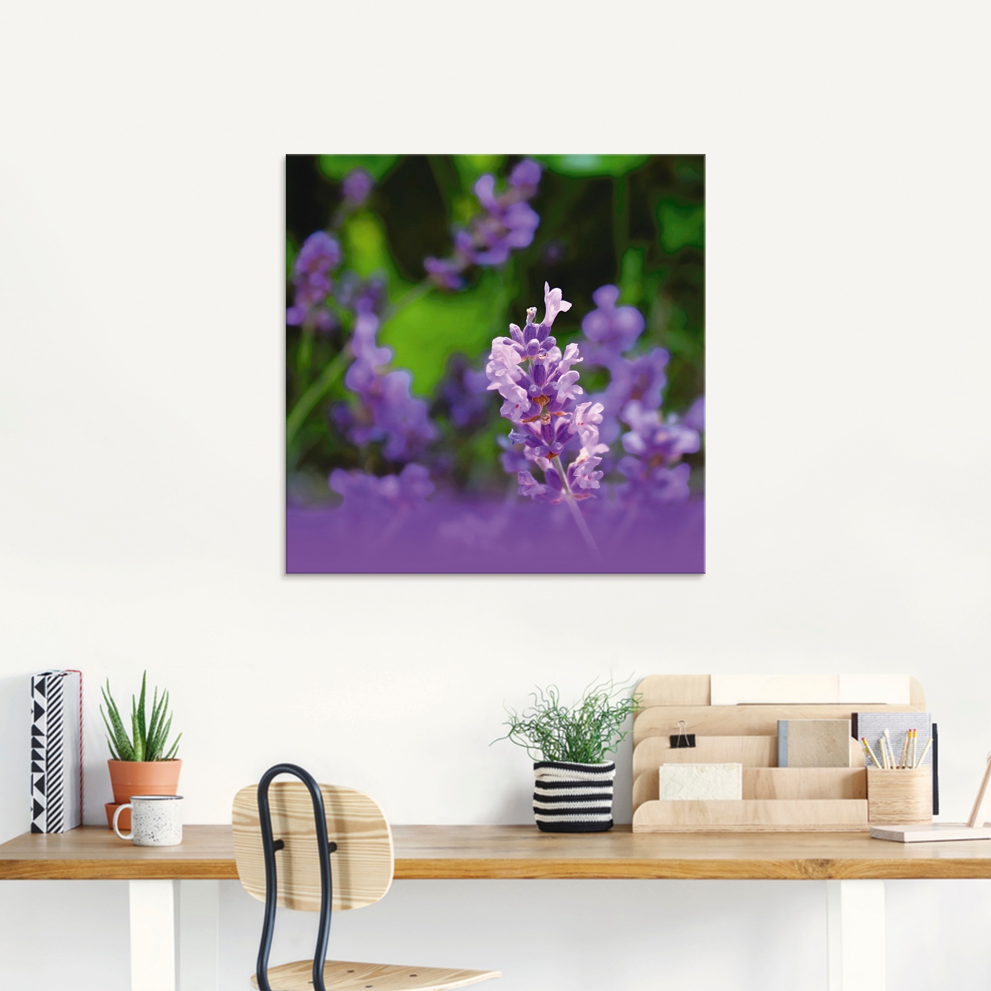 Artland Glasbild »Lavendel«, Blumen, (1 St.), in verschiedenen Größen