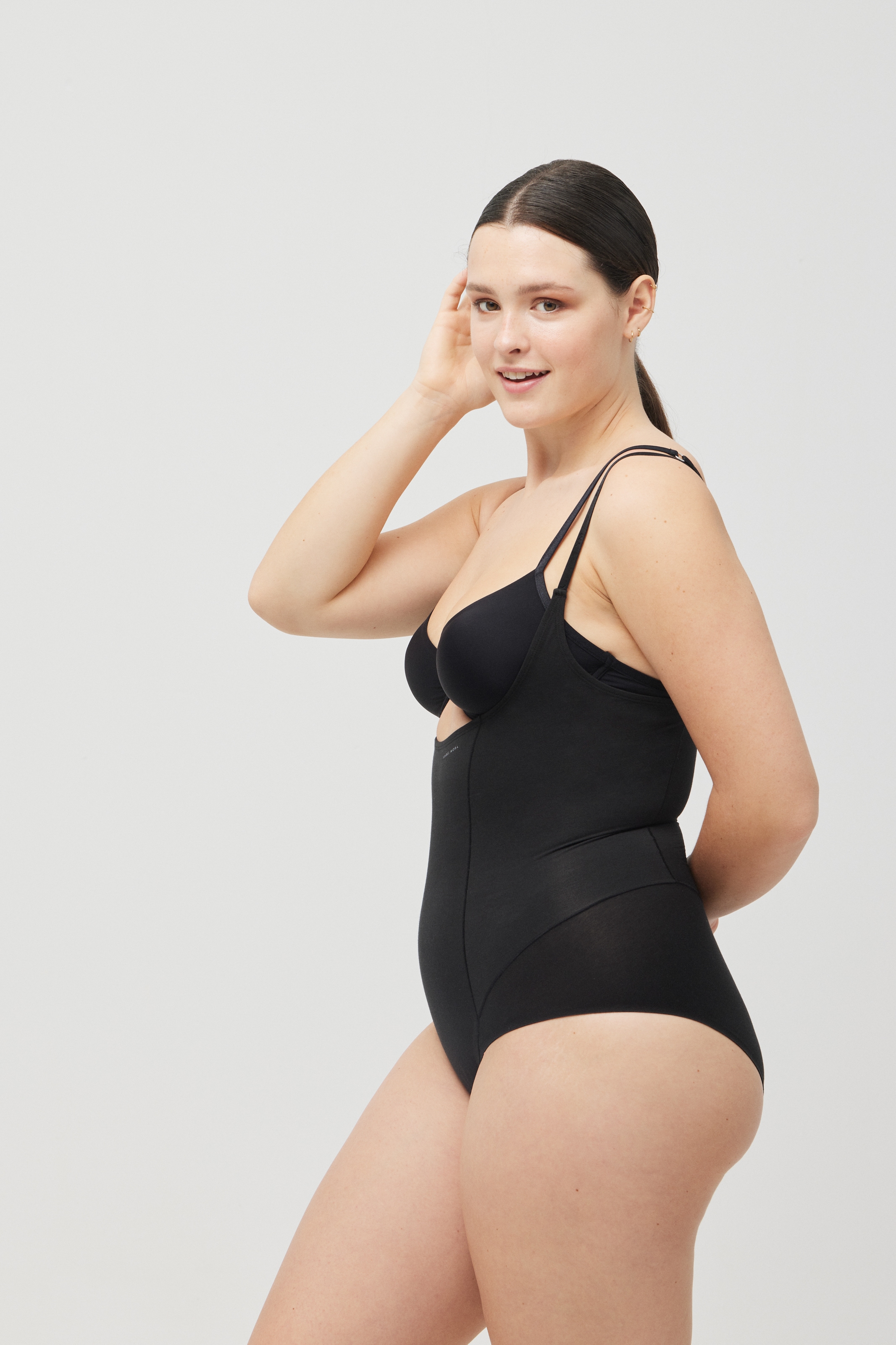 YSABEL MORA Shaping-Body mittlerer Form-Effekt, atmungsaktiv, Baumwollmix, elastisch