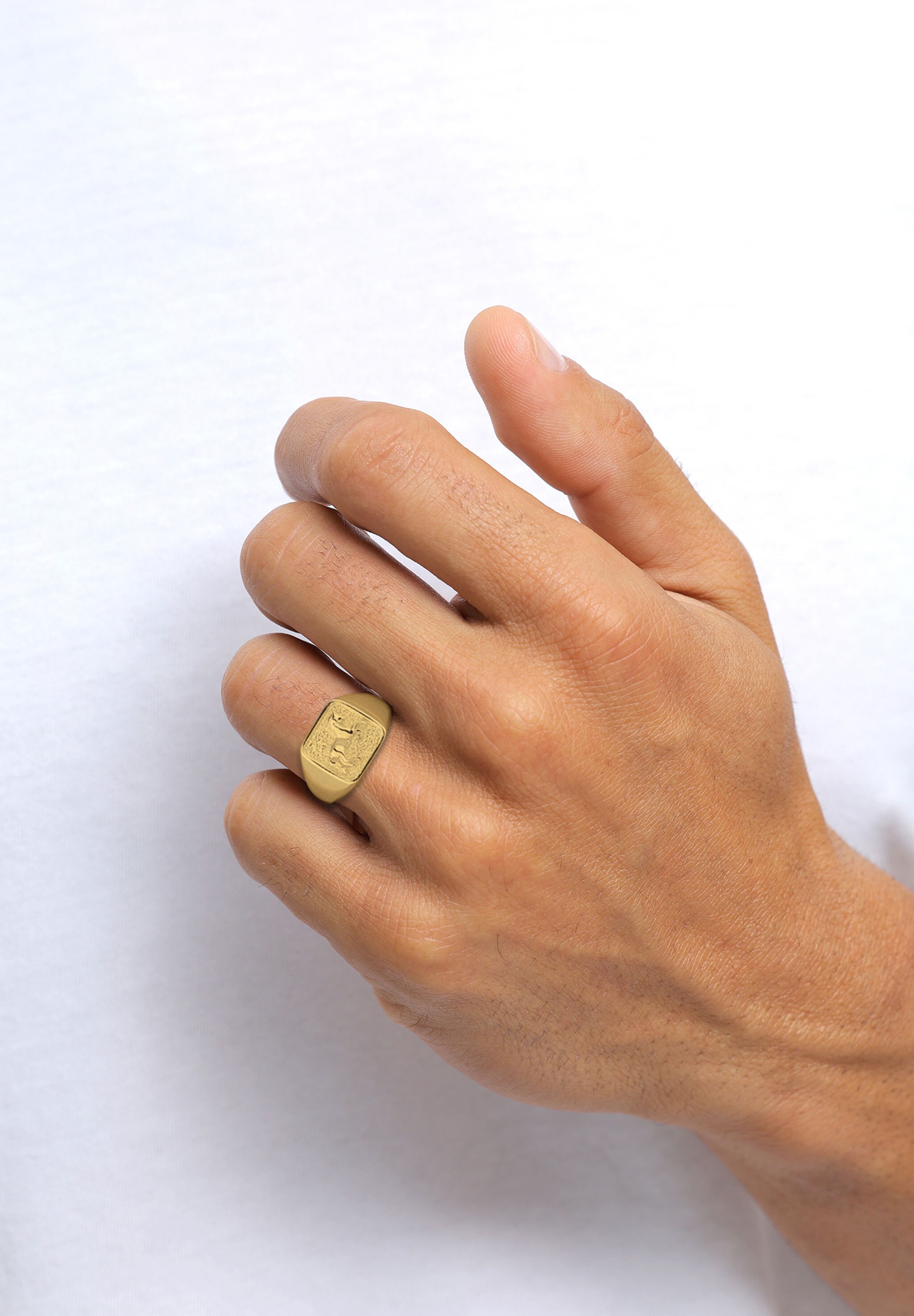 Kuzzoi Siegelring »Ring Siegelring Pferd 925 Sterling Silber«