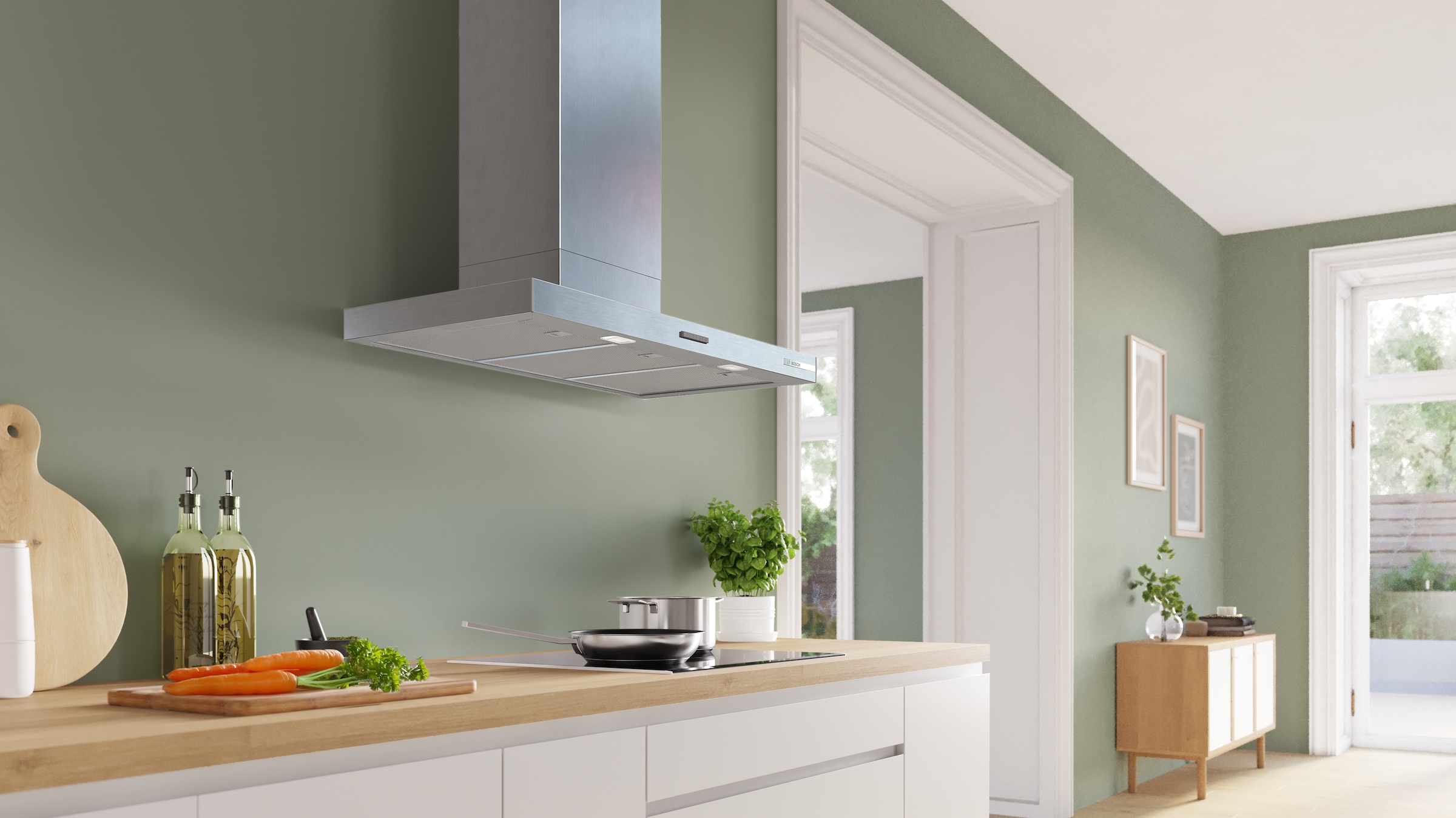 BOSCH Wandhaube »DWB93BC30« Serie Serie 2