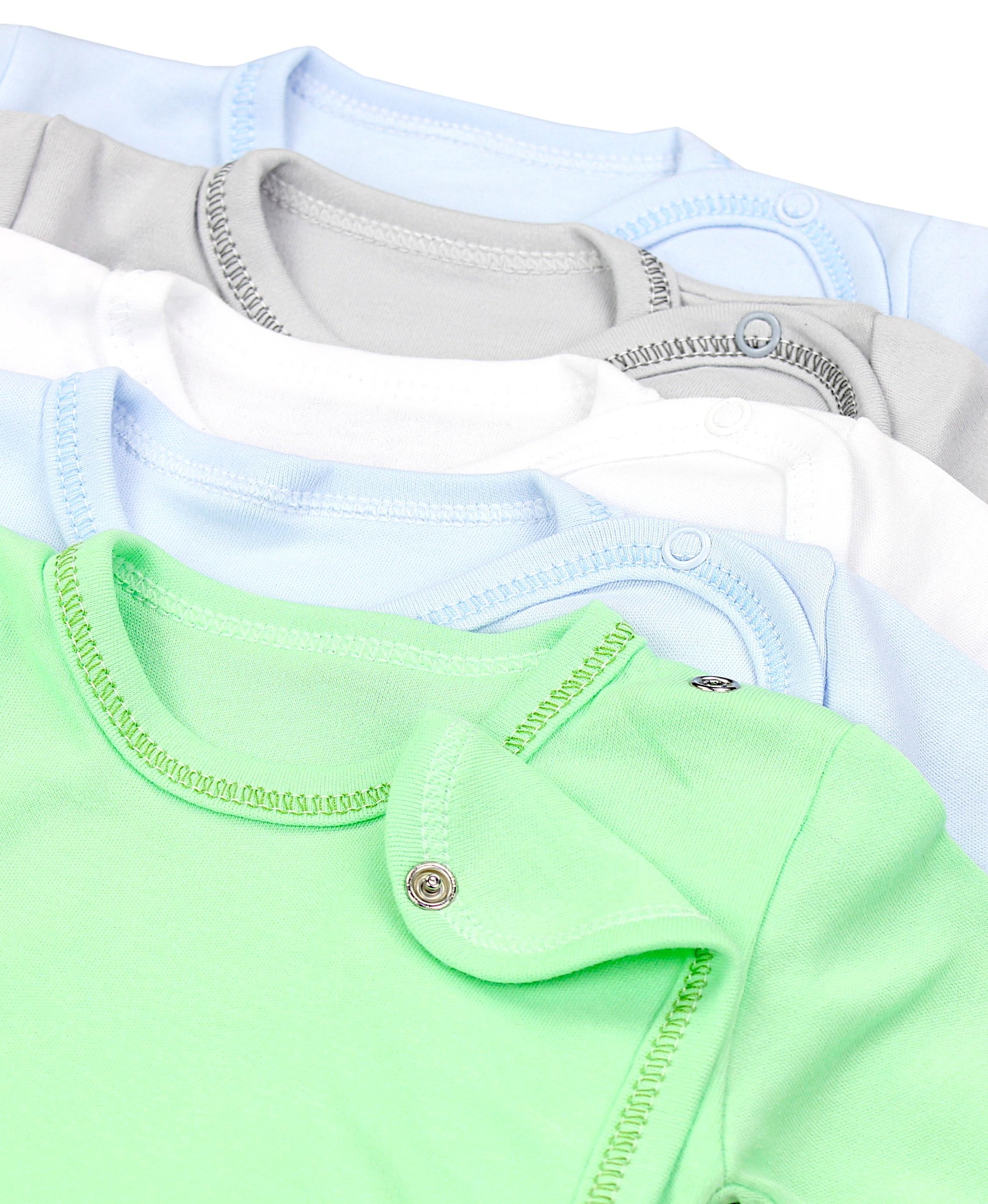 TupTam Kurzarmbody »Wickelbody Unisex Baby Kurzarm Wickelbody 5er Pack«