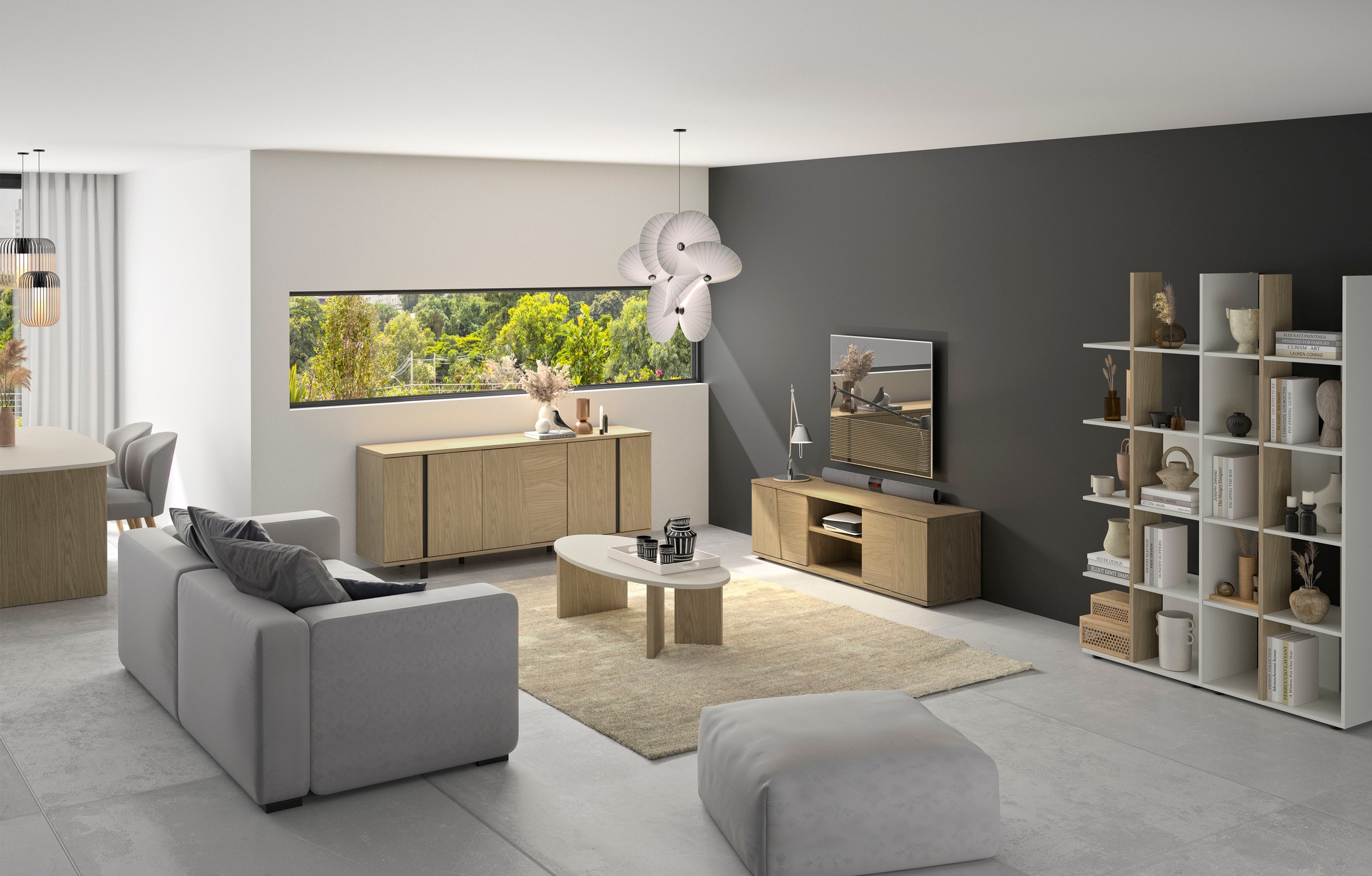 Gami Bücherregal »Bücherregal Solena mit 1 Tür«, Bücherregal mit 1 Tür
