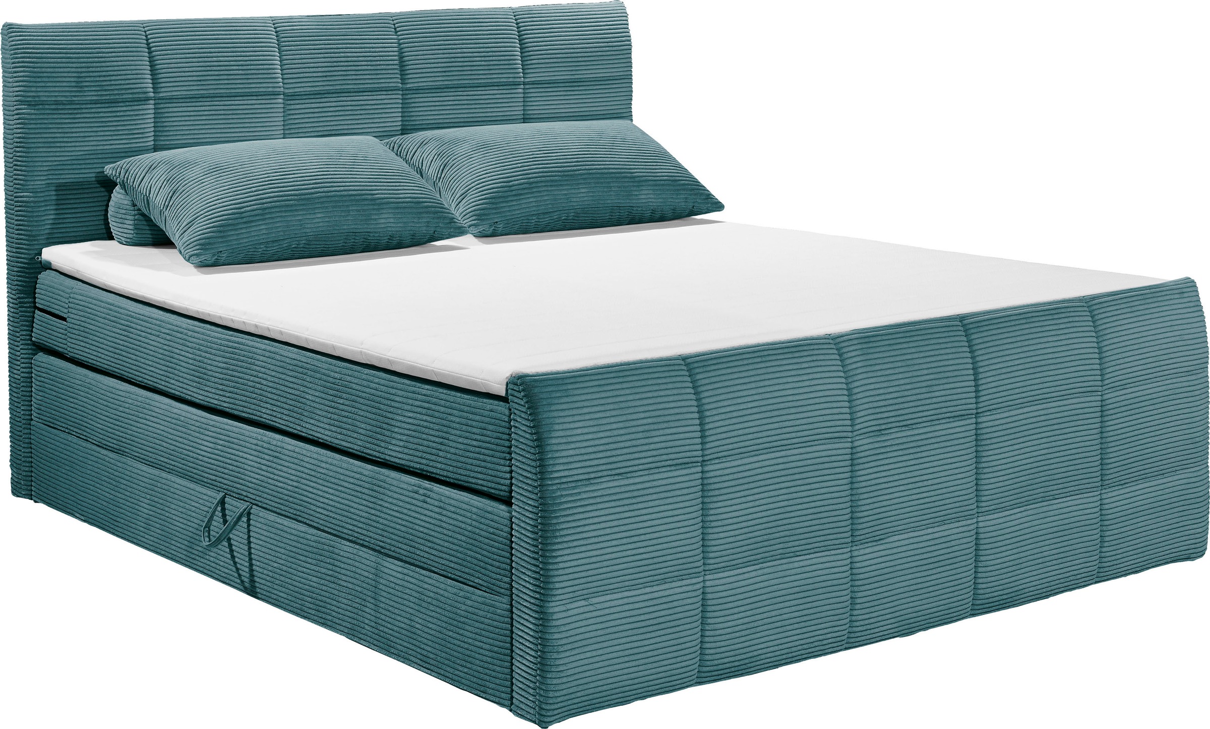 ED EXCITING DESIGN Boxspringbett »Bolivia«, harte Seite mit Kokosmatte, weiche Seite mit Filzabdeckung