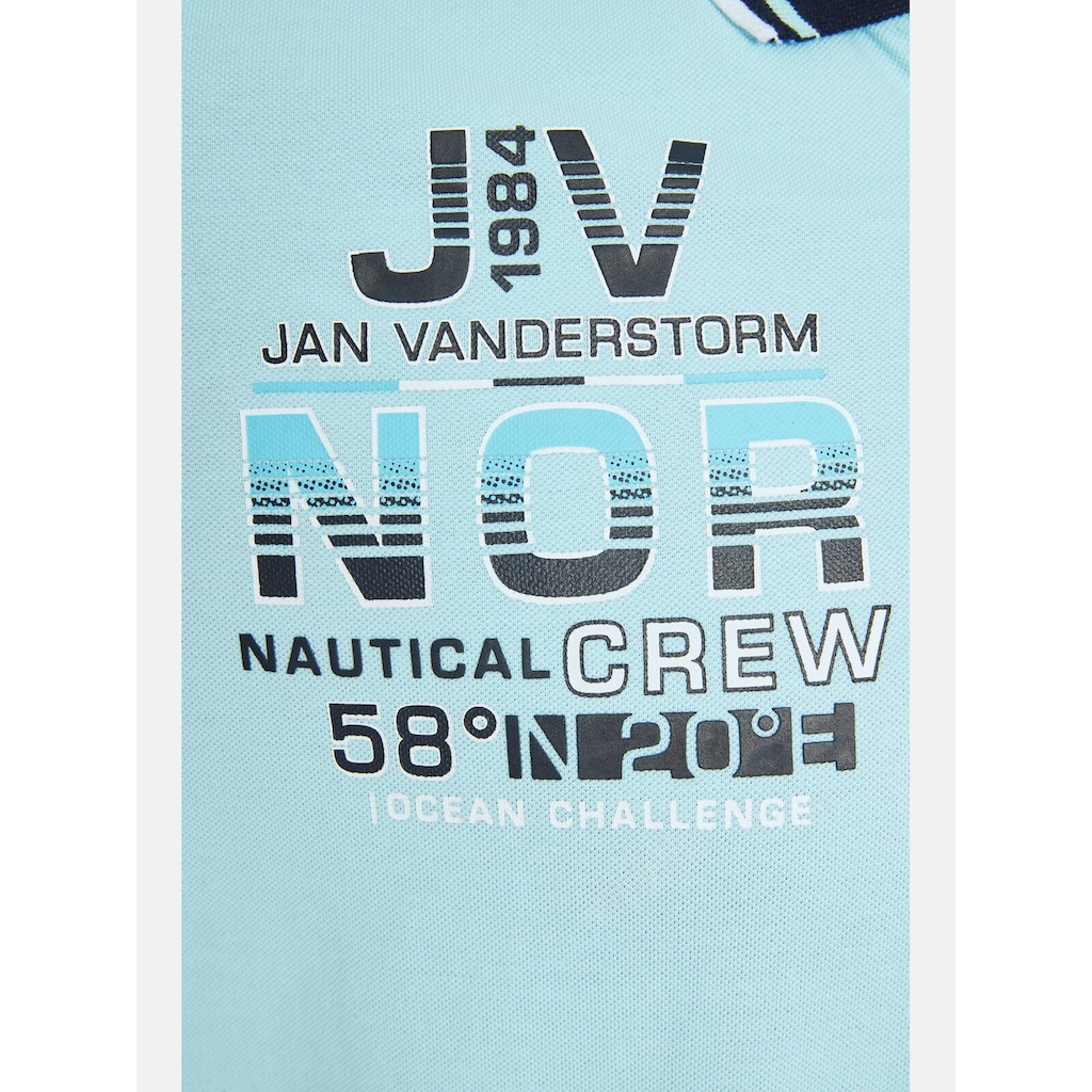 Jan Vanderstorm Poloshirt »Poloshirt JERKER«, (1 tlg.)