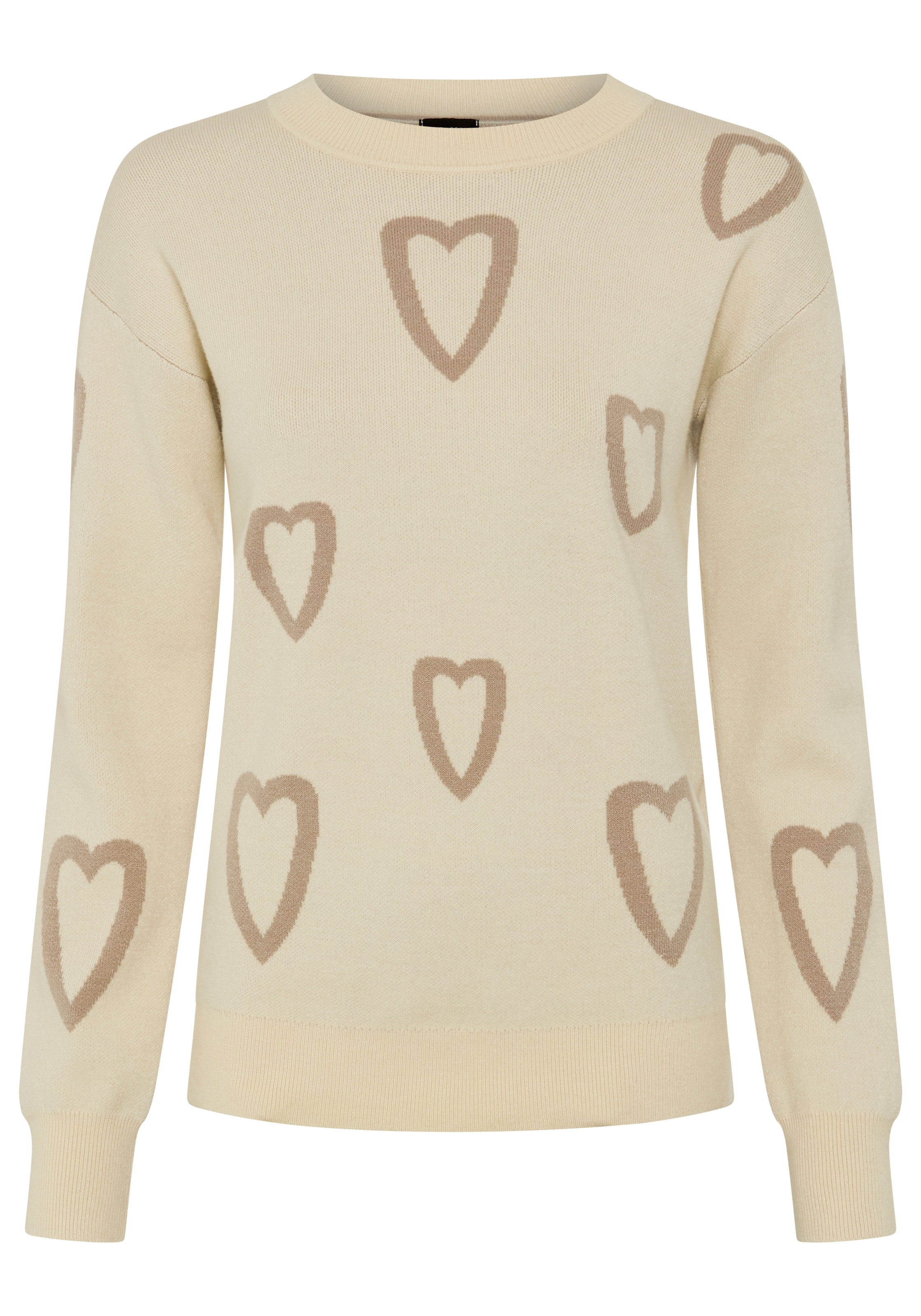 Laura Scott Rundhalspullover kuscheliger Winterstrick mit Muster