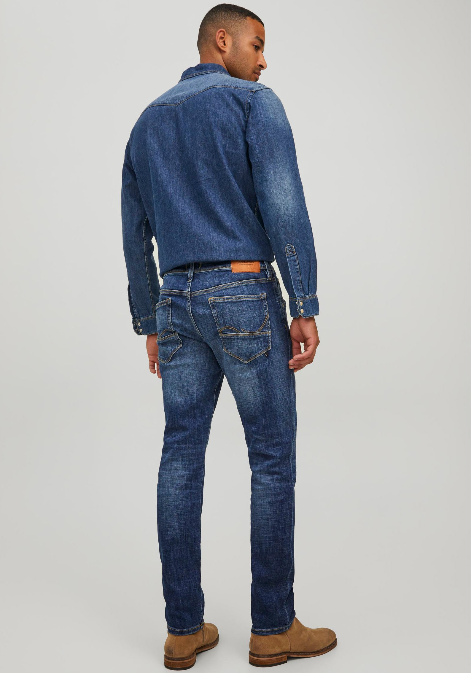 Jack & Jones Slim-fit-Jeans »JJIGLENN JJFOX JOS 047 50SPS«
