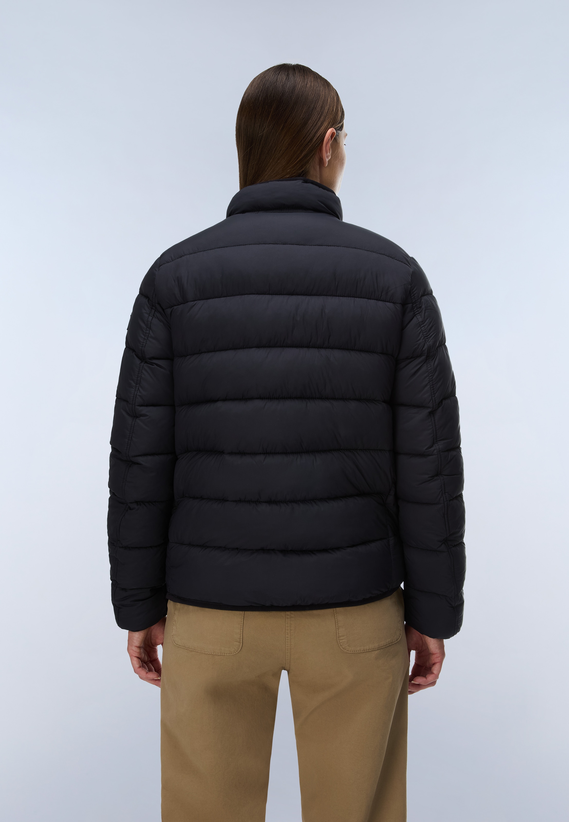 Napapijri Steppjacke »A-AERINS STND W BLACK BEAUTY« pflegeleichte Ausführung, aus Polyamid, auch in großen Größen