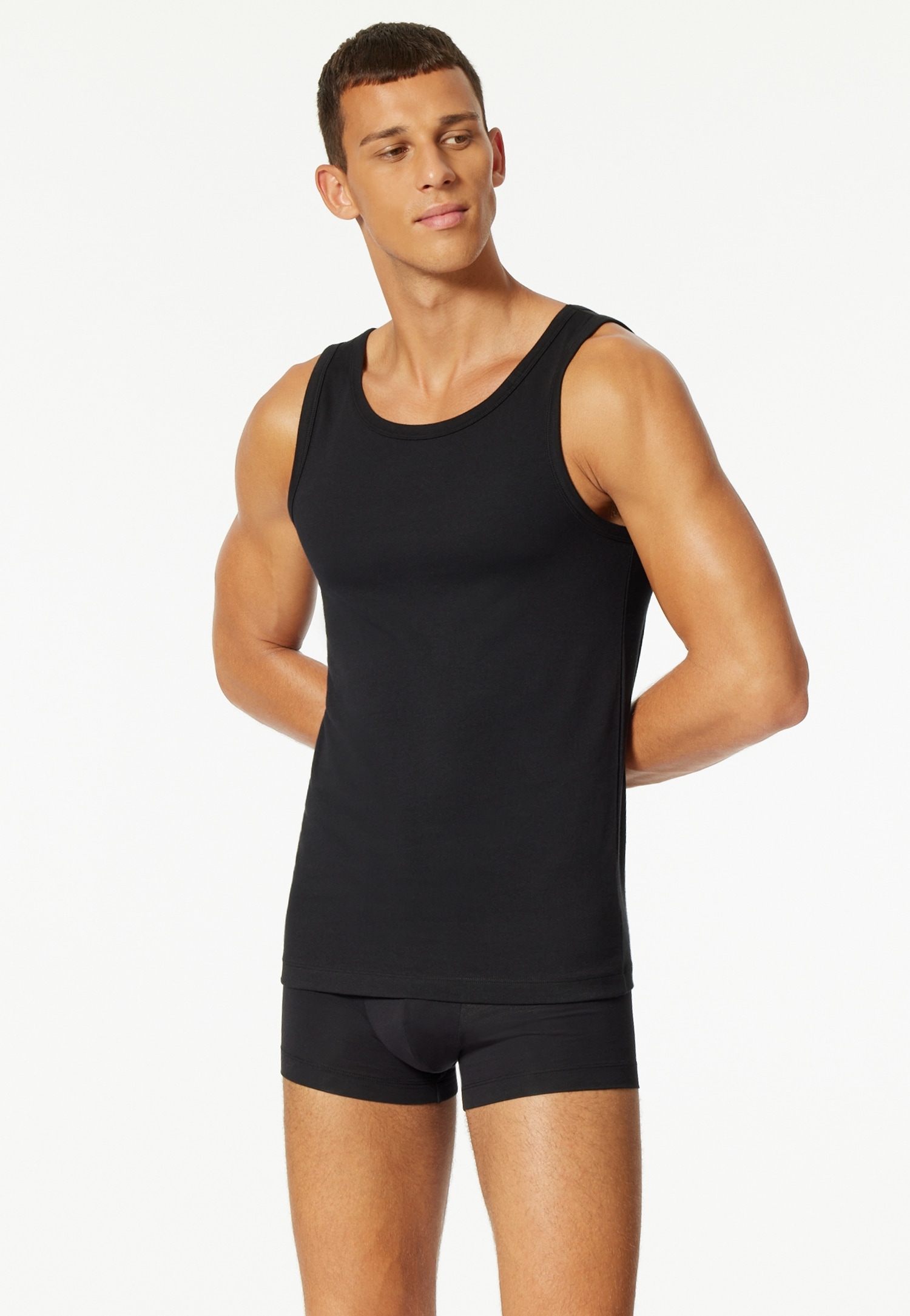 uncover by SCHIESSER Unterhemd »UNCOVER Cotton«, (2er Pack), Rundhals, elastisch, Cotton-Mix, Multipack