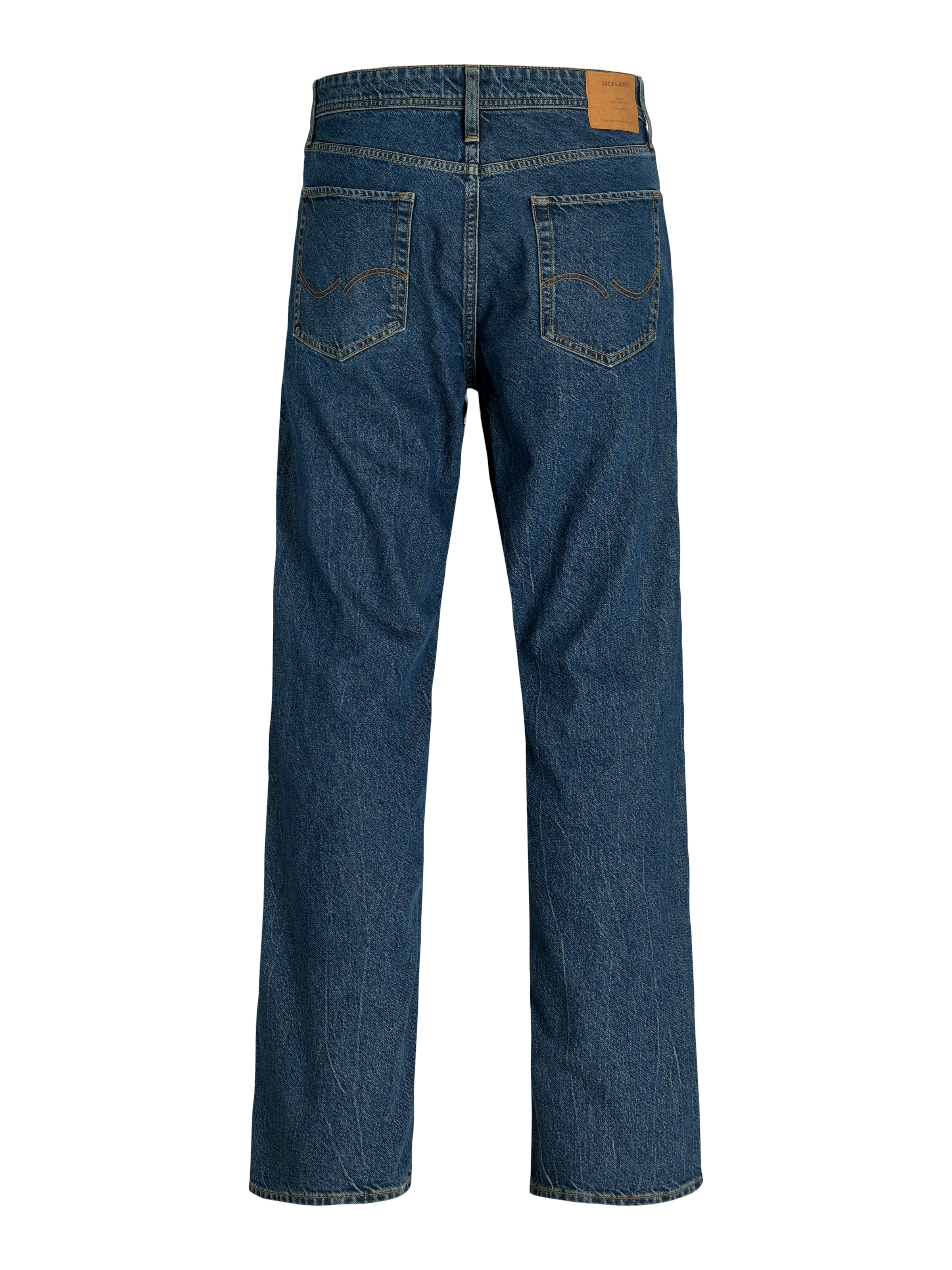 Jack & Jones Relax-fit-Jeans »JJIEDDIE mit hoher Taille und lockerer Passform« Baumwolle, relaxed fit
