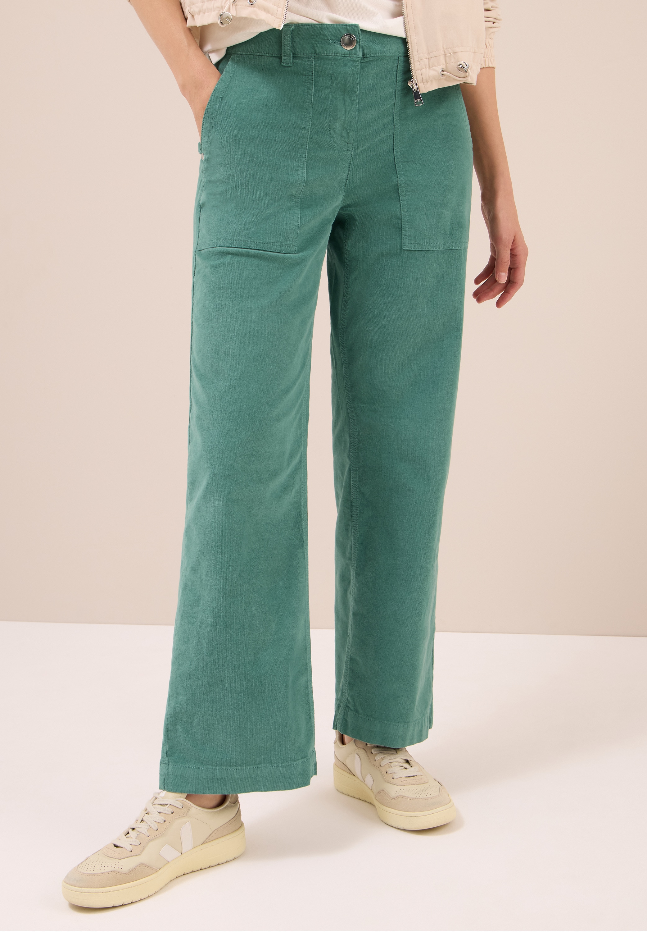 Cecil Cordhose »Style Neele«  Wide Leg, High Waist