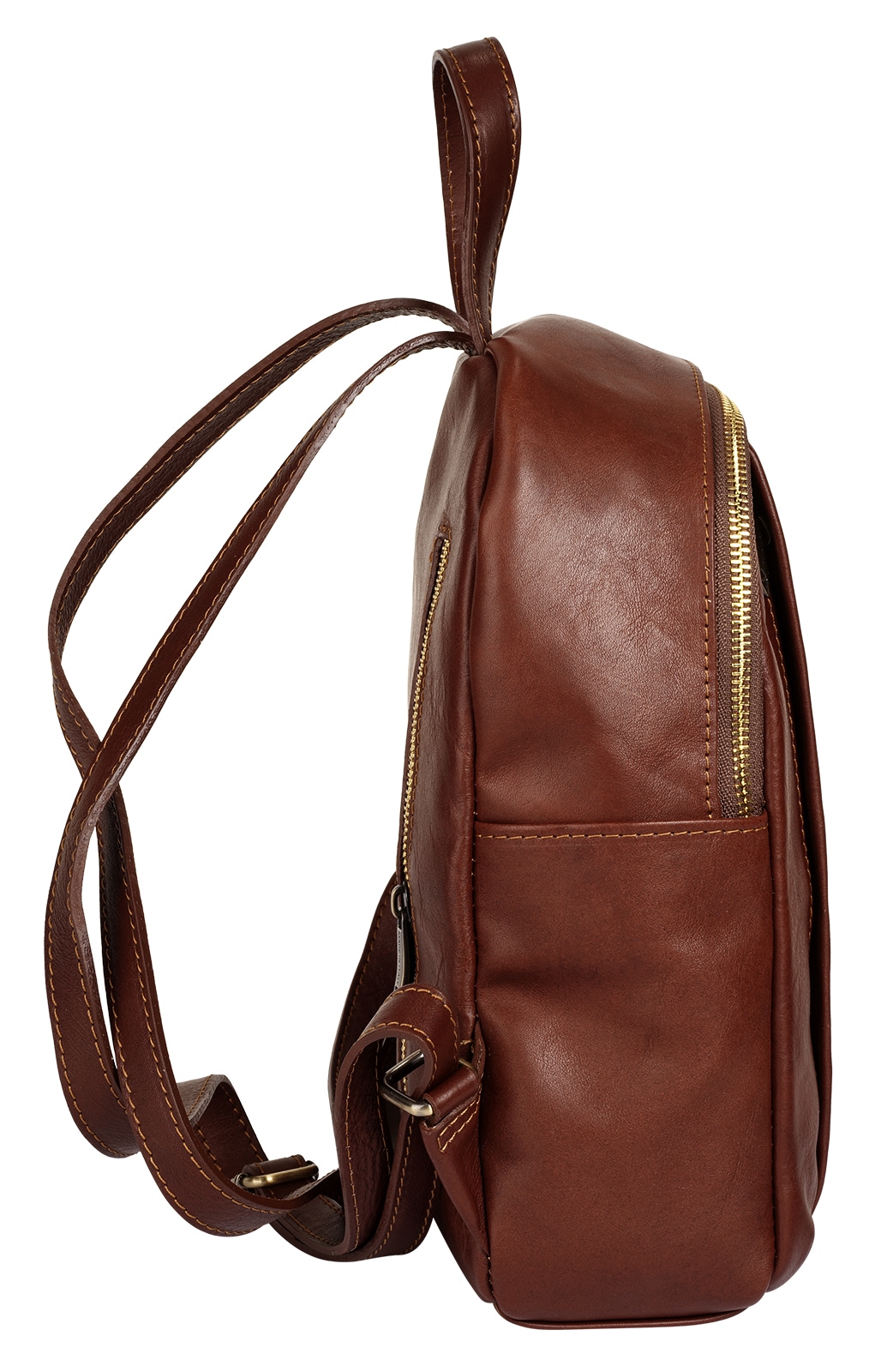 Piké Cityrucksack, echt Leder, Made in Italy