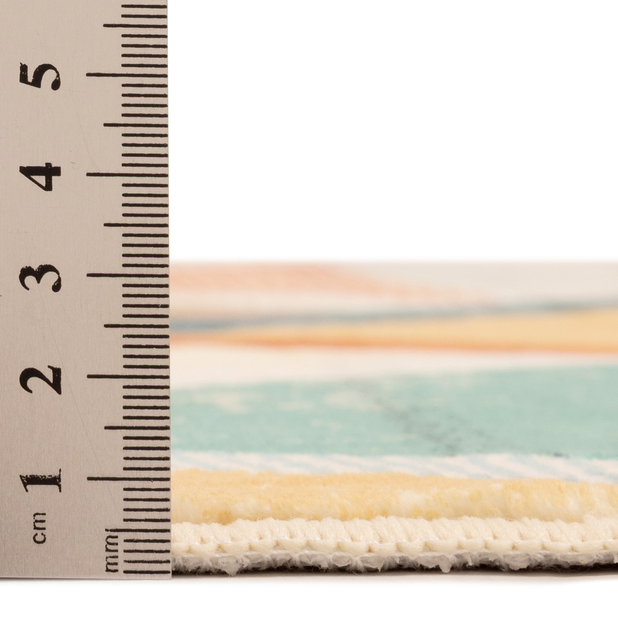 Gino Falcone Badematte »Aquata GF-166, Badvorleger, Badezimmer Teppich« Höhe 7 mm rutschhemmend beschichtet fußbodenheizungsgeeignet Badteppich, bedruckt, modernes Design, rechteckig