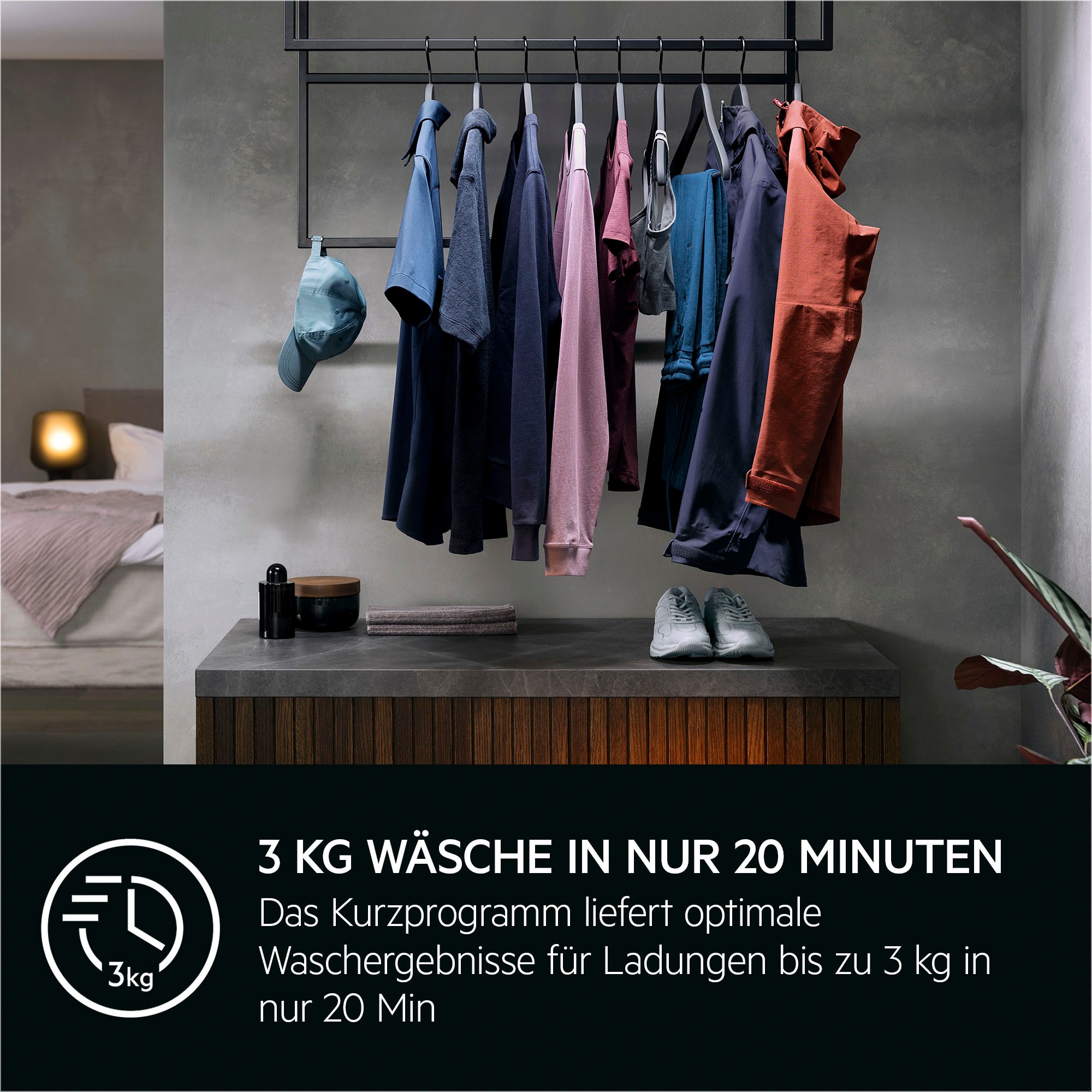 AEG Waschmaschine 7000 »LR7FS75490«, 9 kg, 1400 U/min, ÖKO-Schontrommel - Behutsamer Umgang mit Textilien