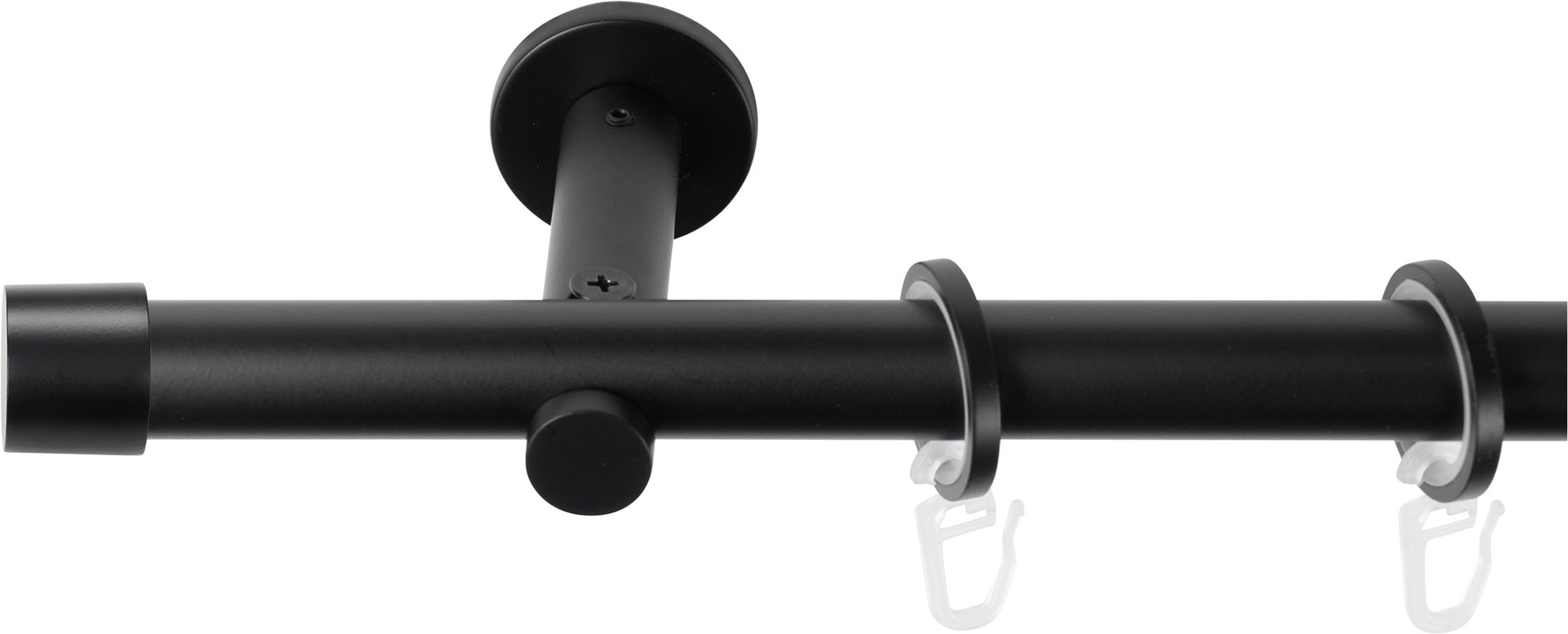 SN DECO GROUP Gardinenstange Ø 19 mm 1 läufig-läufig Fixmaß;kürzbar