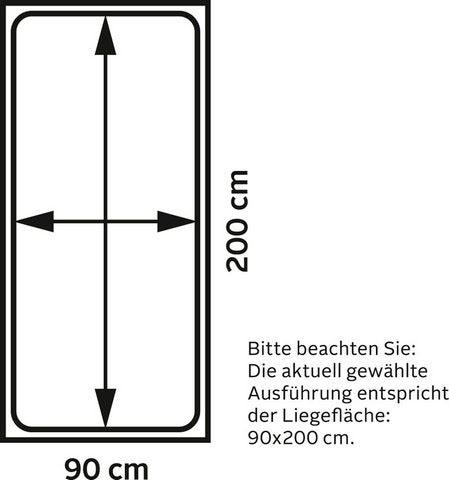 andas Boxspringbett »Salo«, incl. Topper, 6 Breiten, 2 Härtegrade, TFK auch in Härtegrad 4