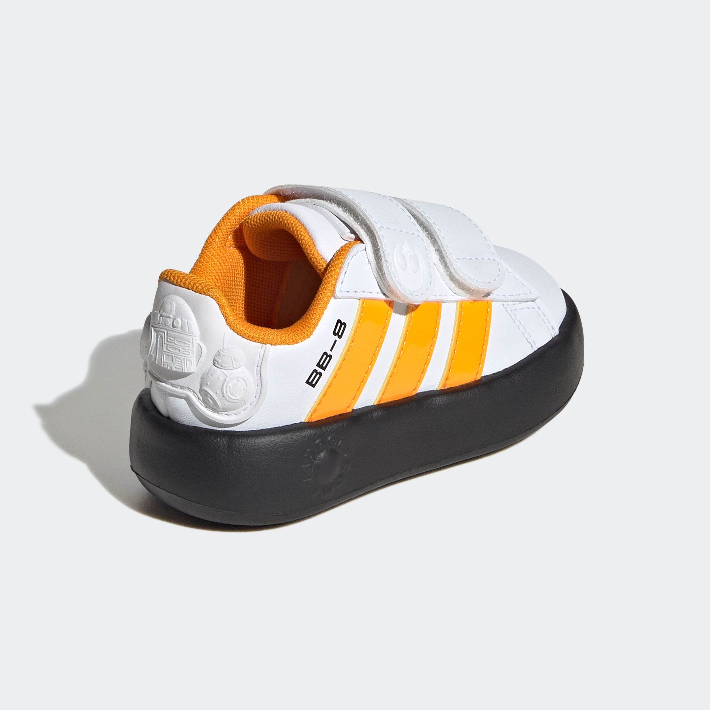 adidas Sportswear Klettschuh »ADIDAS STAR WARS KIDS GRAND COURT 2.0 SCHUH«, Design auf den Spuren des adidas Superstar, für Kinder