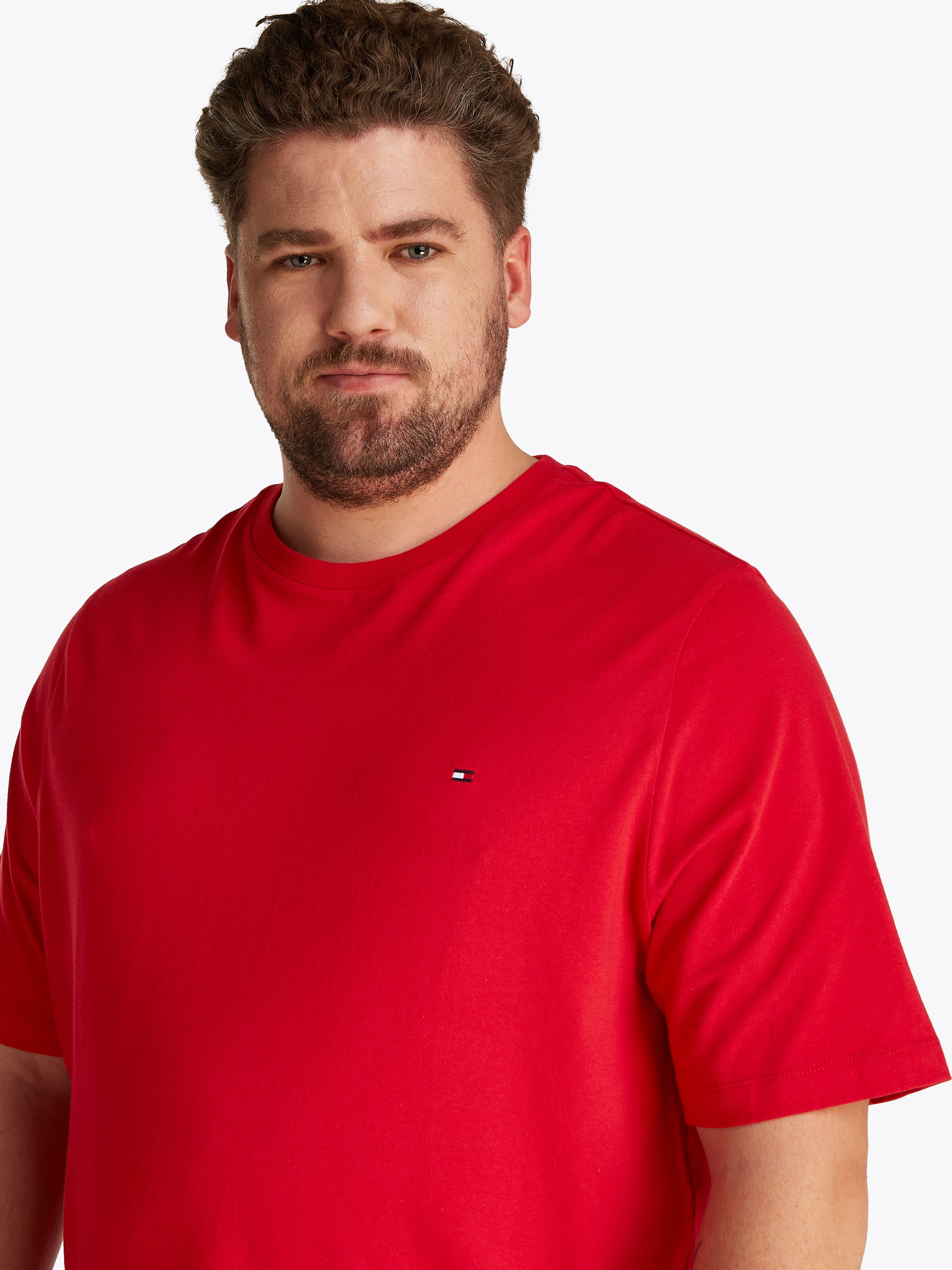 Tommy Hilfiger Big & Tall T-Shirt »BT-ESSENTIAL REG FIT SOLID TEE-B«, Große Größen