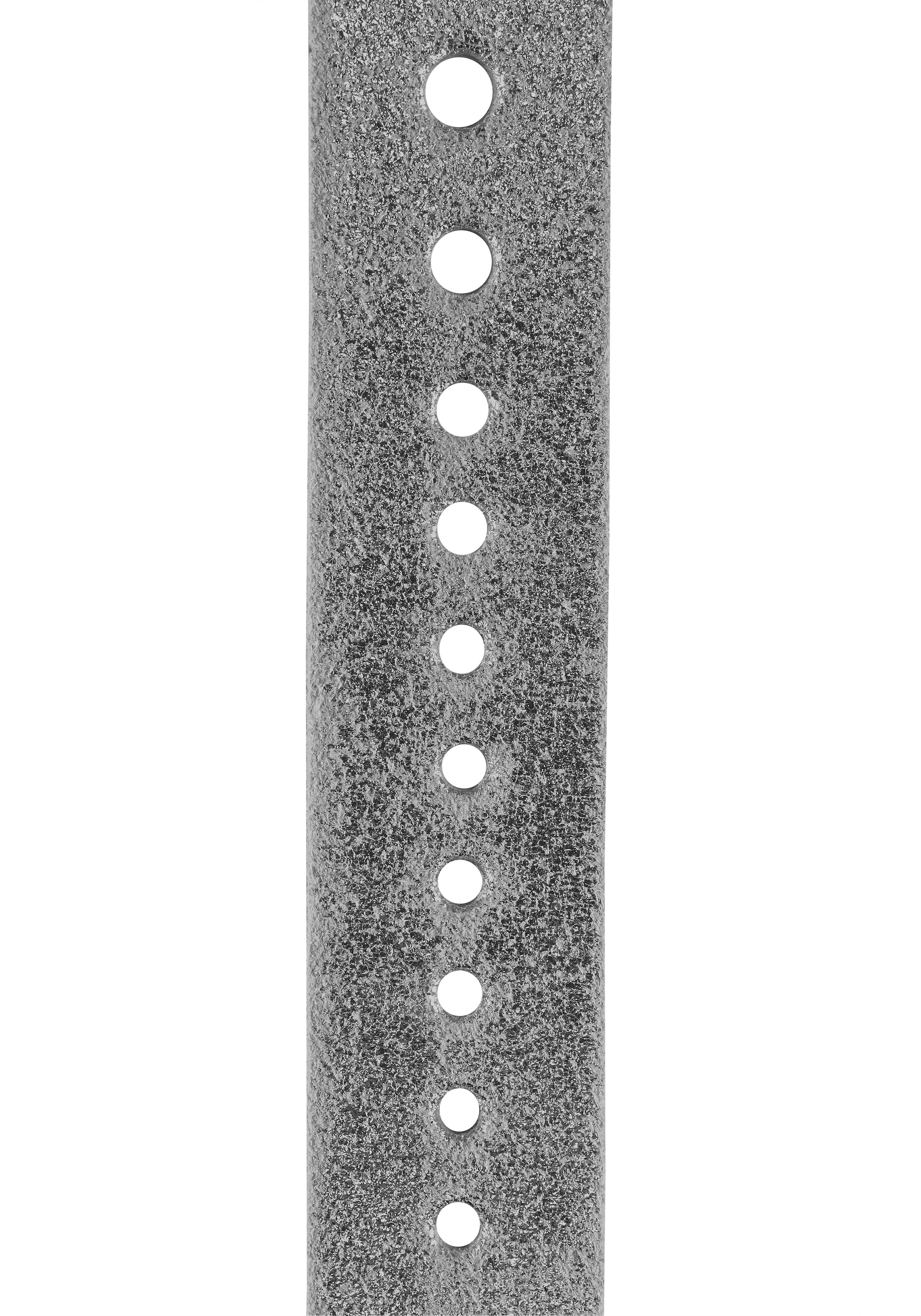 J.Jayz Ledergürtel, Glänzende Oberfläche, Lochausstanzungen metallischer ♕ mit rundum Look, bei