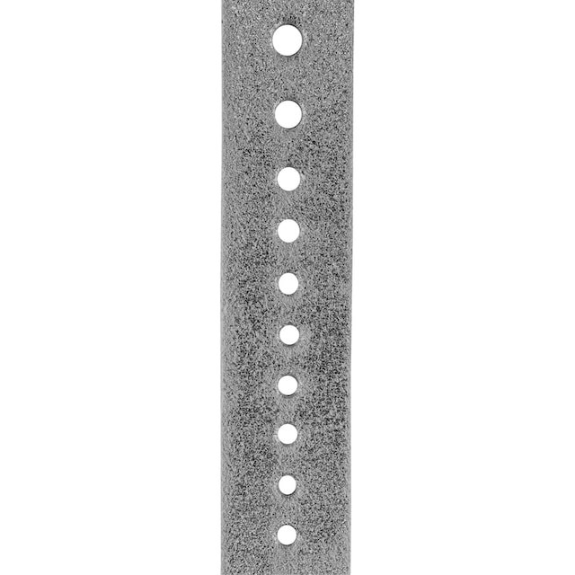 J.Jayz Ledergürtel, Glänzende Oberfläche, metallischer Look, mit  Lochausstanzungen rundum bei ♕