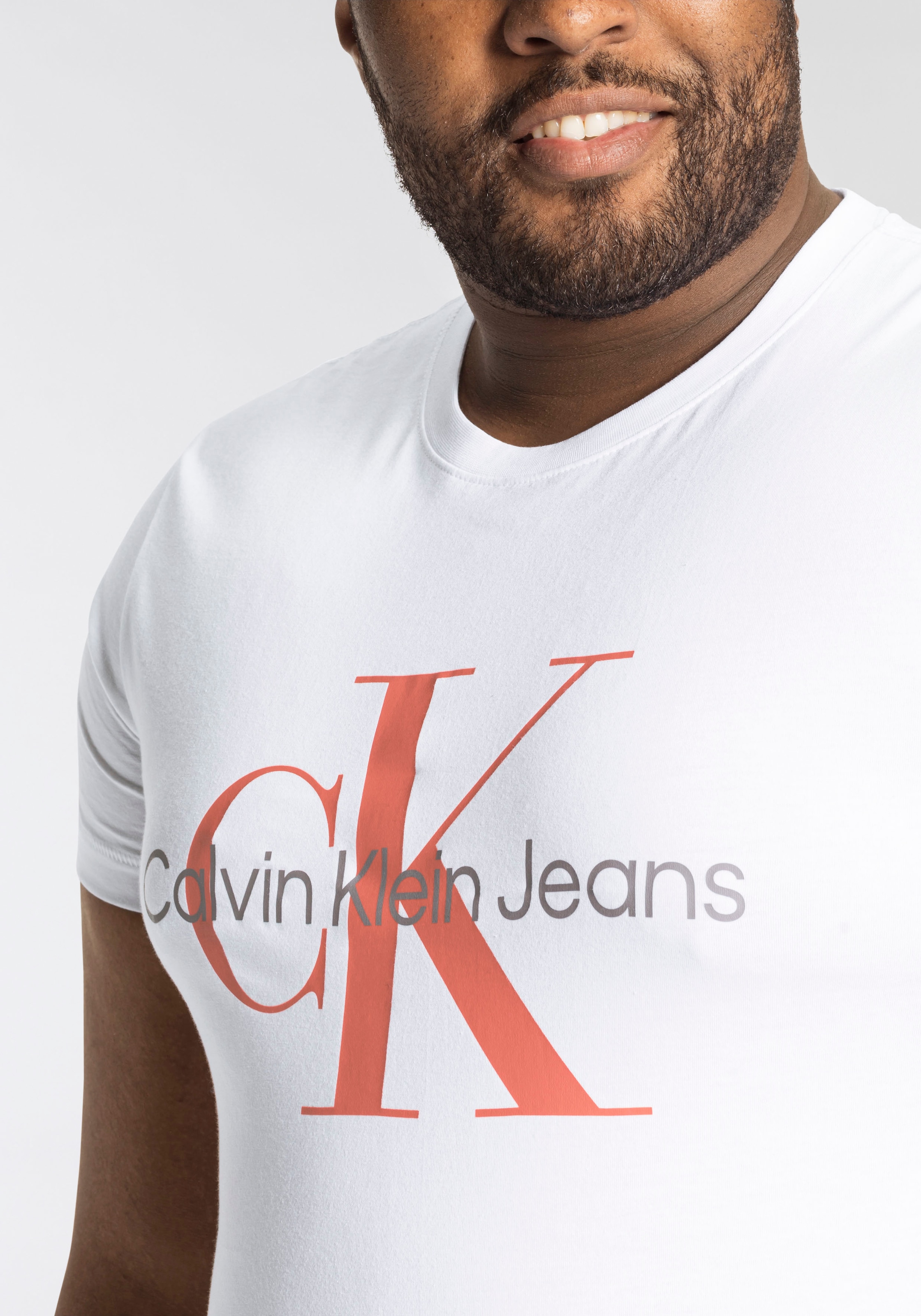 MONOGRAM »PLUS TEE« Klein T-Shirt Plus Jeans ♕ bei SEASONAL Calvin