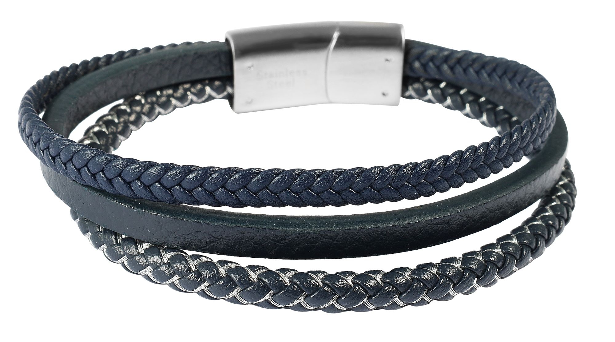 Adelia´s Lederarmband »Herren Armband ¿ Lederarmband aus Leder 21 cm«