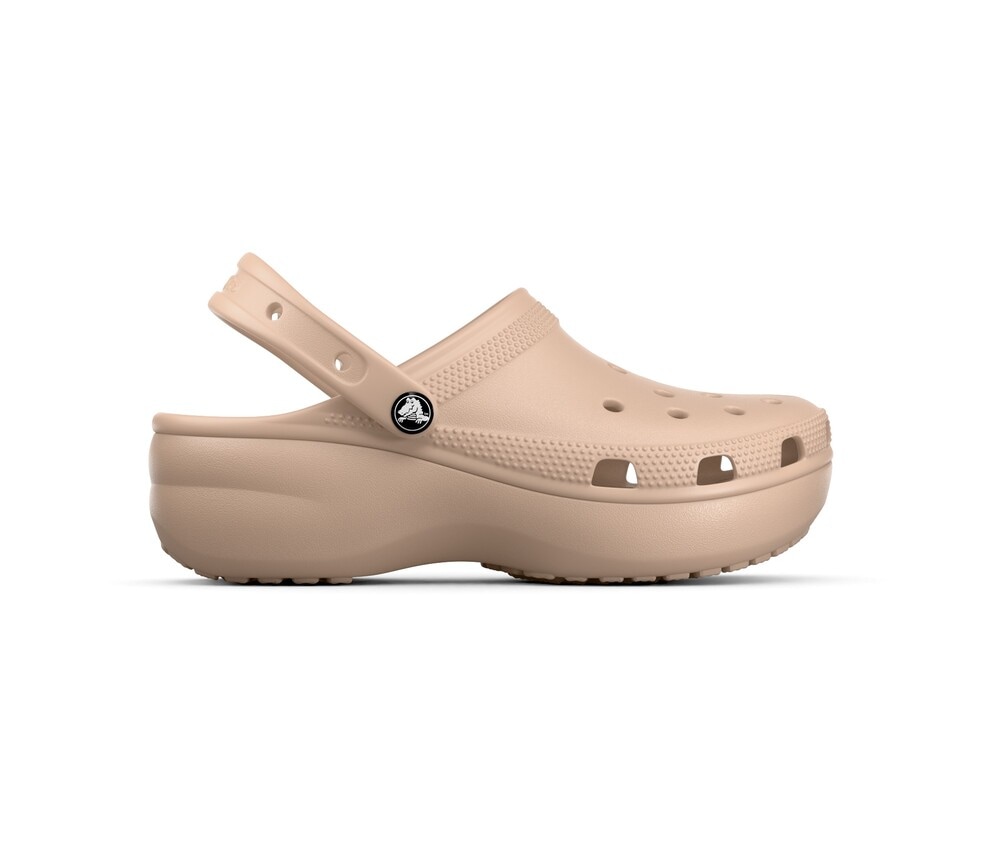 Crocs Clog »Classic Platform Clog W«  , Sommerschuh, Schlappen, Hausschuh, trendige Plateausohle