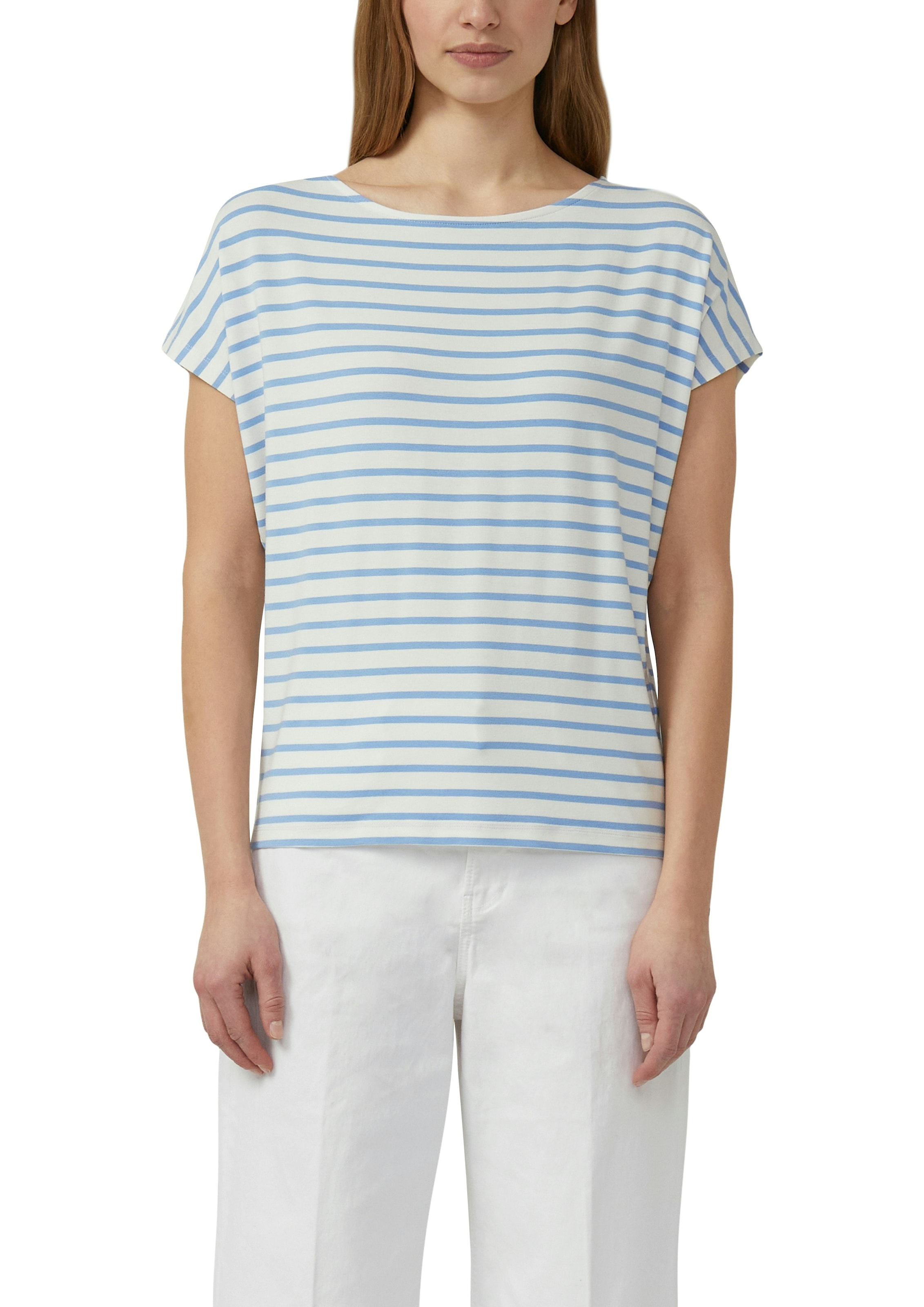 s.Oliver Kurzarmshirt Sommershirt mit grafischem Muster