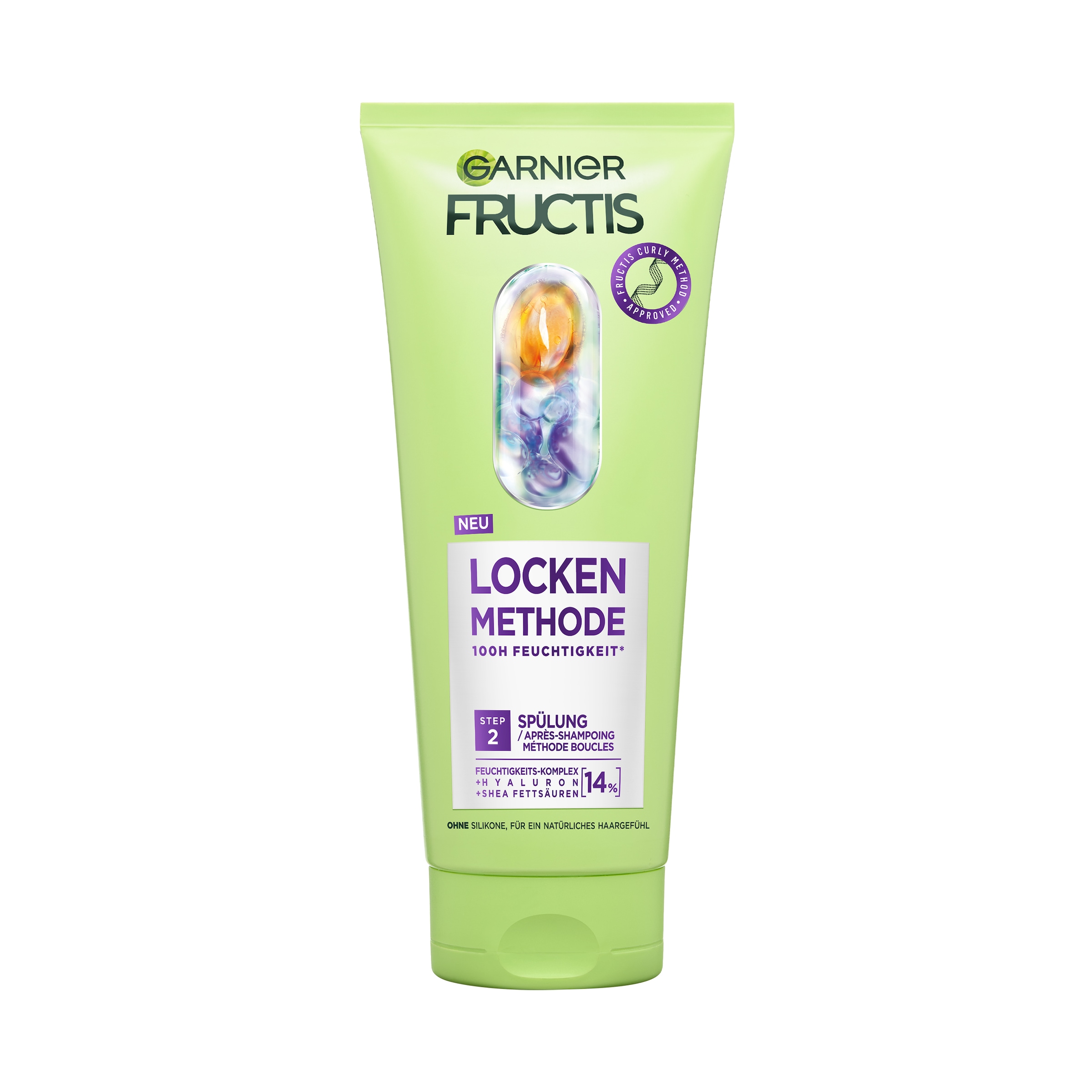 GARNIER Haarspülung "FRUCTIS LOCKEN METHODE SPÜLUNG 6ER PACKUNG" für alle Lockentypen, mit Hyaluron und Shea-Fettsäuren, ohne Silikone