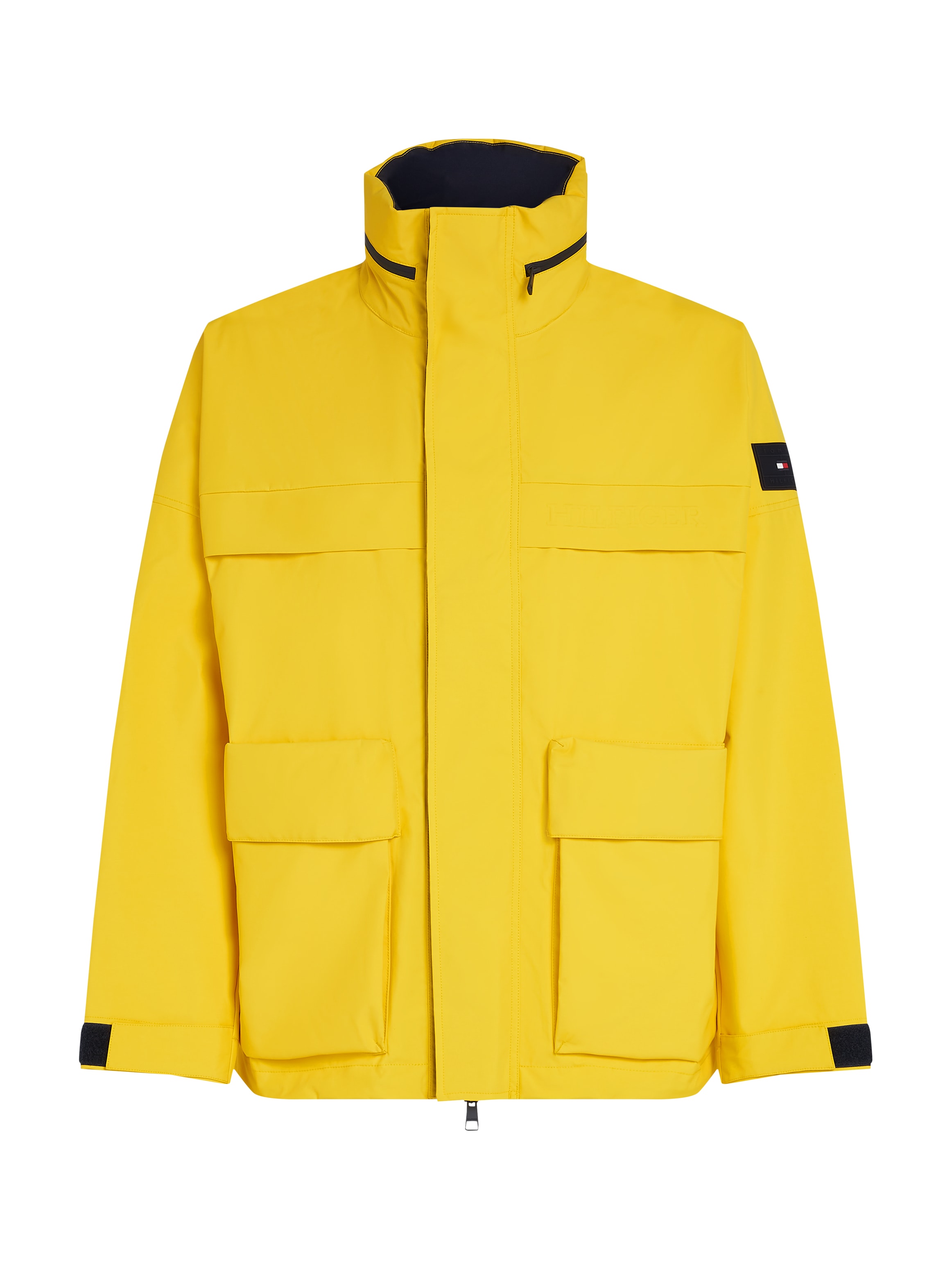 Tommy Hilfiger Outdoorjacke »REGATTA MID LENGTH JACKET«, mit Kapuze, verstaubare Kapuze mit Reißverschlussfach
