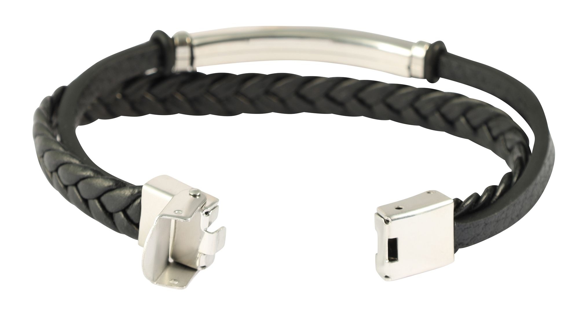Adelia´s Lederarmband »Herren Armband ¿ Lederarmband aus Leder 19 cm«