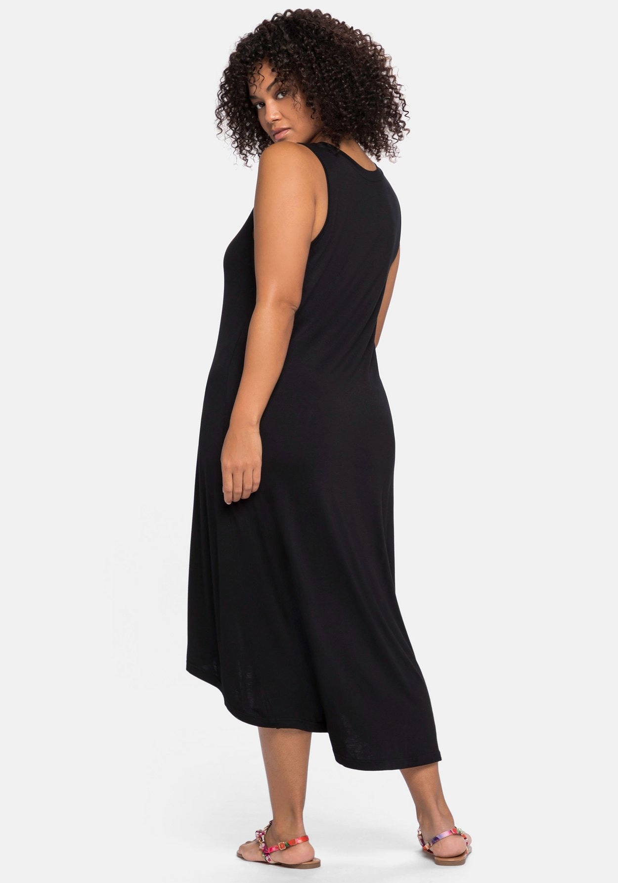 Sheego Strandkleid »Strandkleid im Vokuhila-Look«