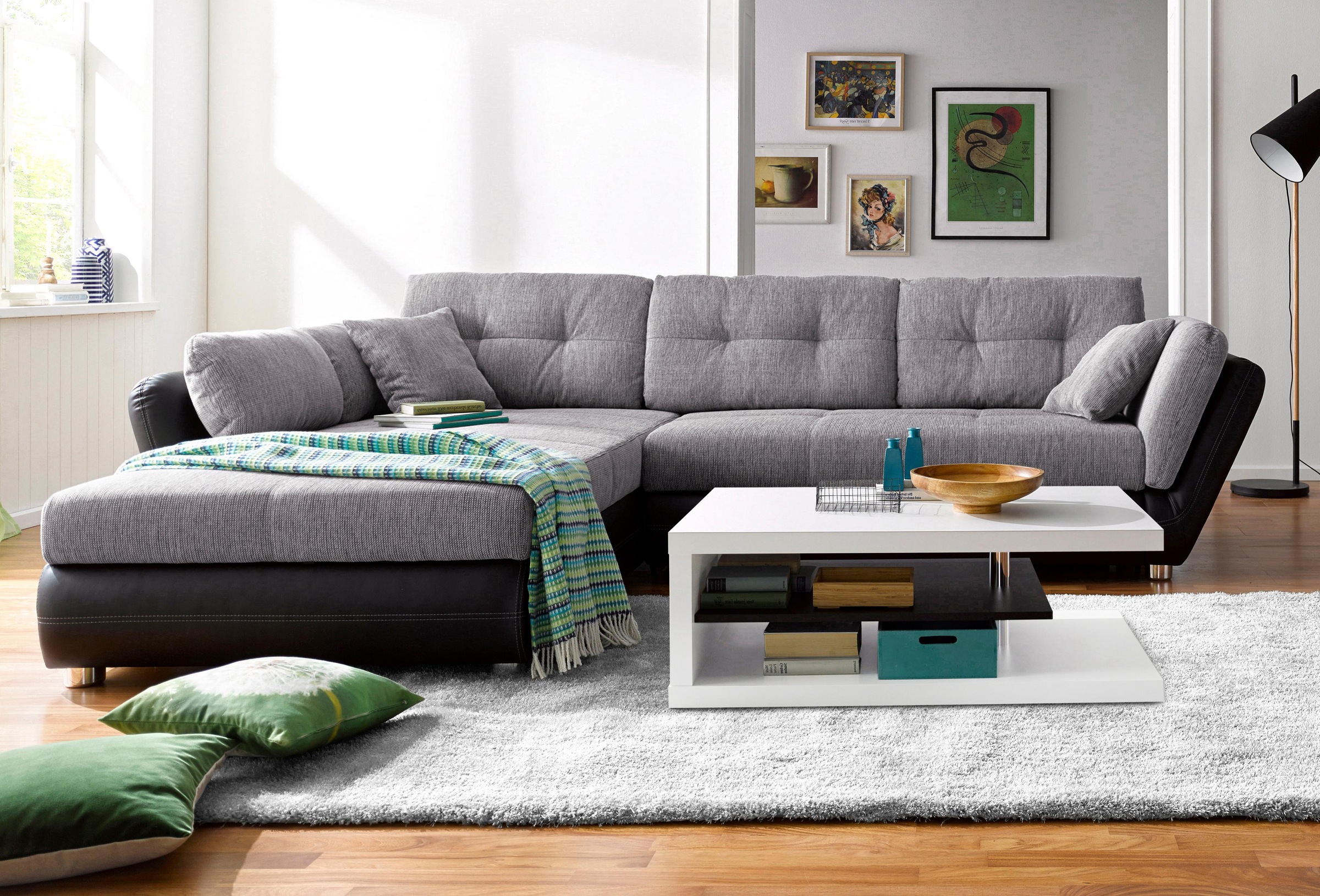 Jockenhöfer Gruppe Ecksofa »Java«, inklusive Bettfunktion und Bettkasten