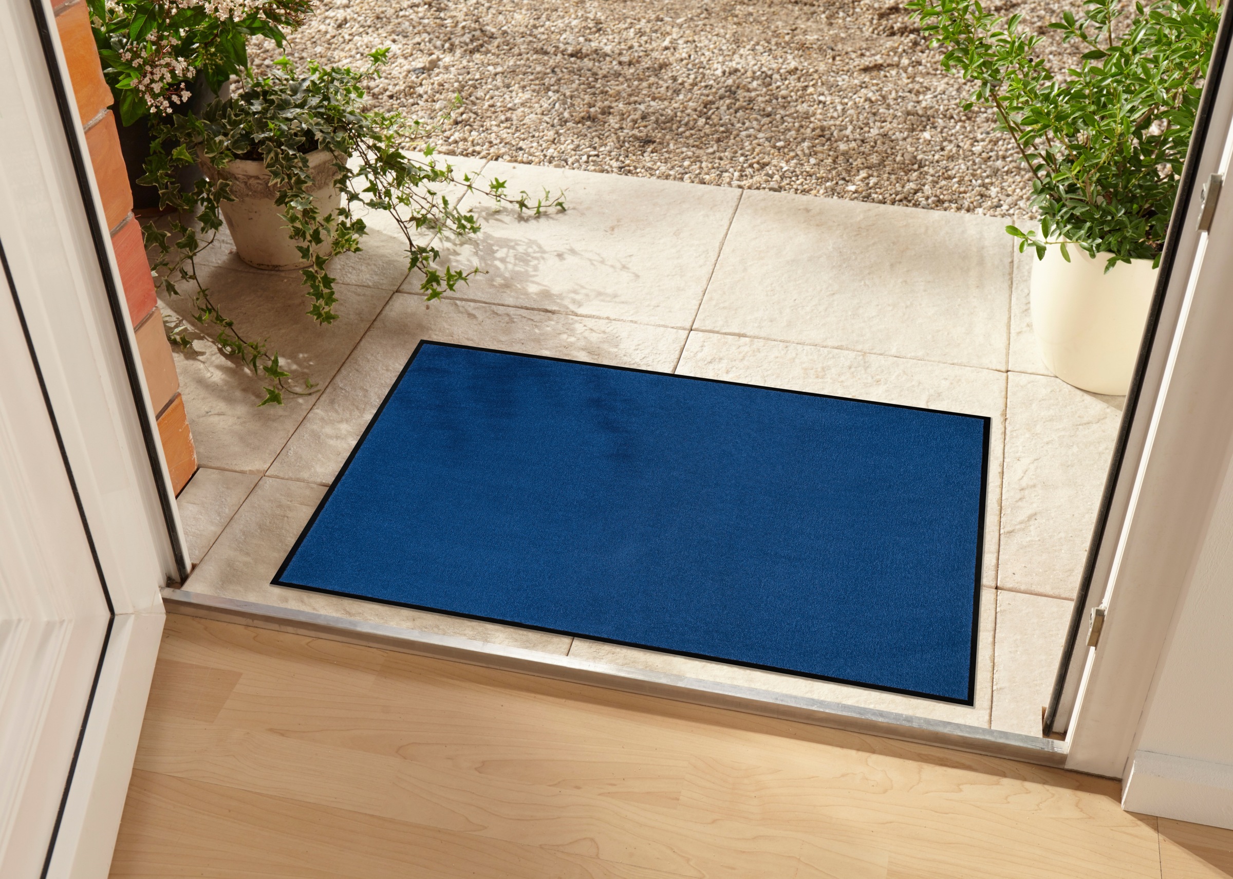 my home Fußmatte »Triton«, rechteckig, 7 mm Höhe, Schmutzfangmatte, Türmatte, In- und Outdoor, Läufer, waschbar