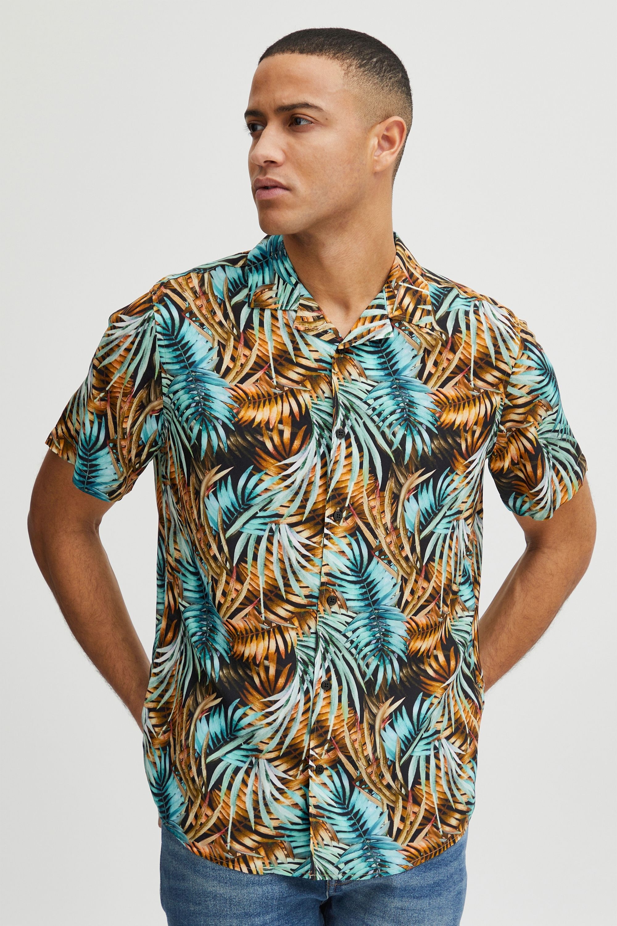 Indicode Kurzarmshirt »Kurzarmhemd IDMariol«