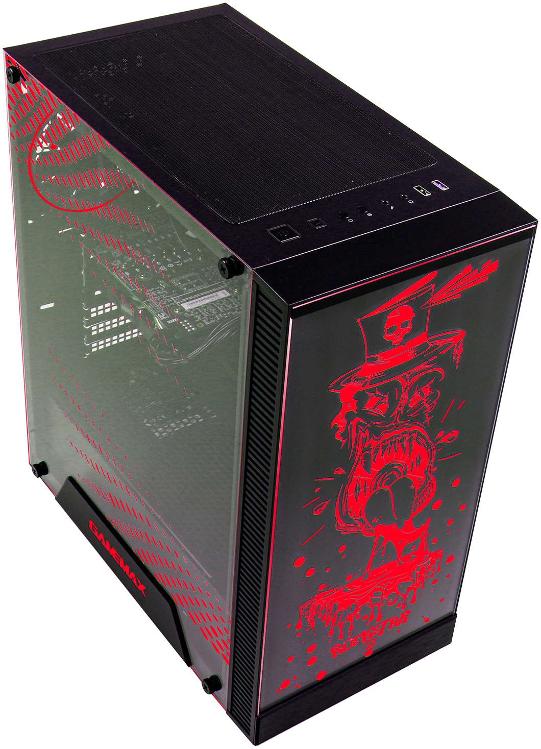 GAMEMAX PC-Komplettsystem »MegaDeal Rockstar 2842 AMD Ryzen 5 5600GT 16GB 480GB SSD« 27 ″ AMD Ryzen 5 Radeon Graphics 16 GB RAM 480 GB SSD Windows 11 + MSI PRO MP272L LCD-Monitor, 68,6cm (27")