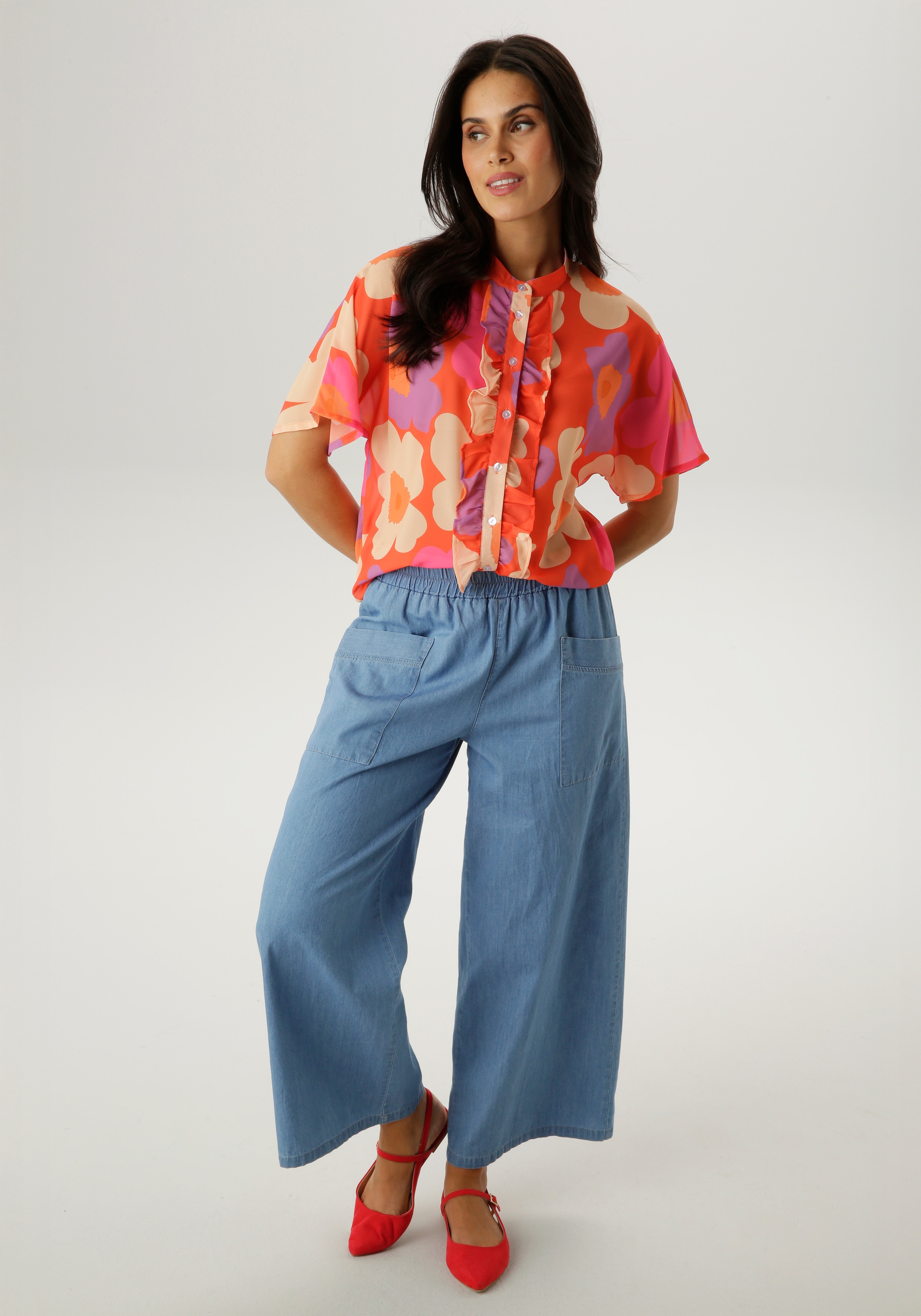 Aniston SELECTED 7/8-Jeans weiter Oberschenkel und der weiter Beinverlauf - NEUE KOLLEKTION