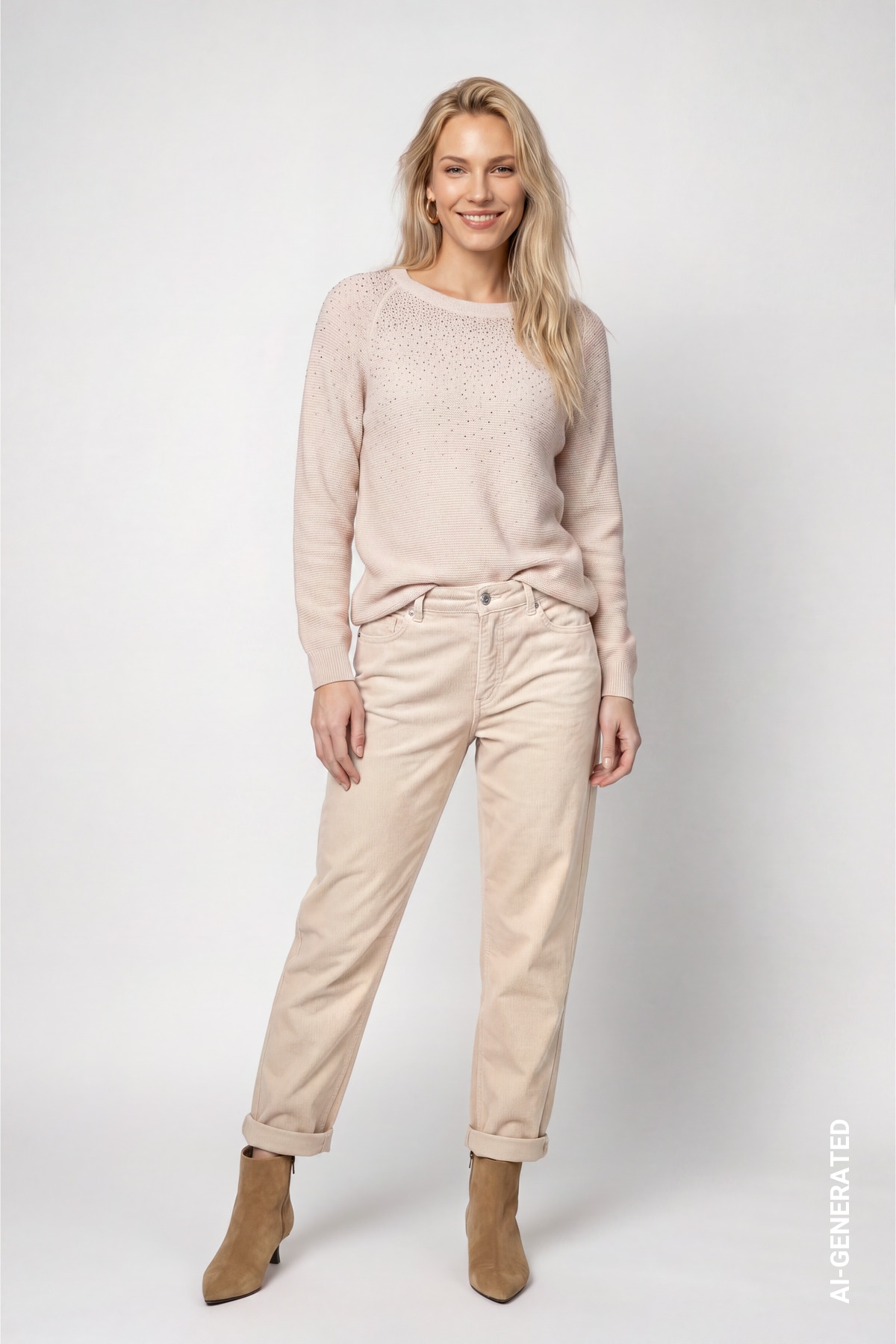 Monari Strickpullover »Pullover Schmuckverlauf« Regular fit mit Strasssteinen